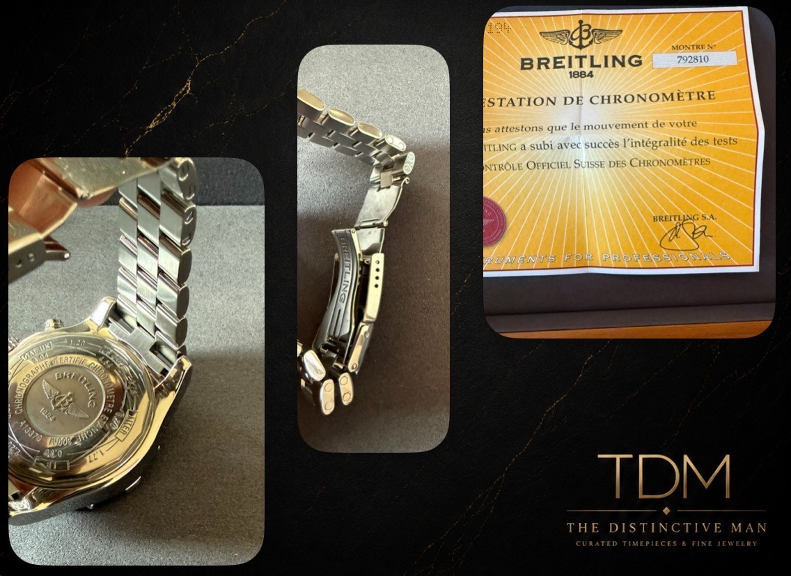 Breitling Super Avenger A13370 Chronometer – Box, Papers, 2025 Factory Service