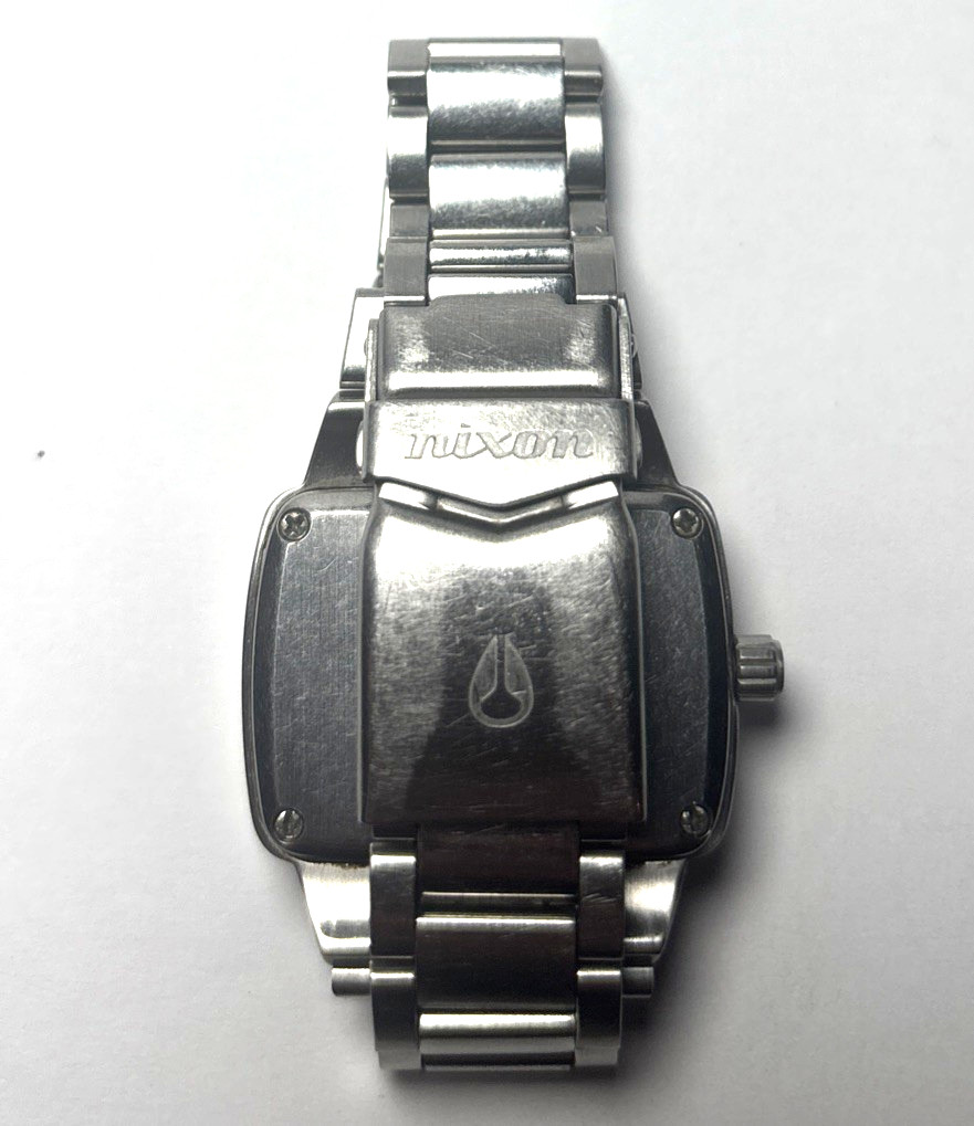 Nixon The Small Player Blue Dial Square Diamond Accent Sample Watch Season 2 08