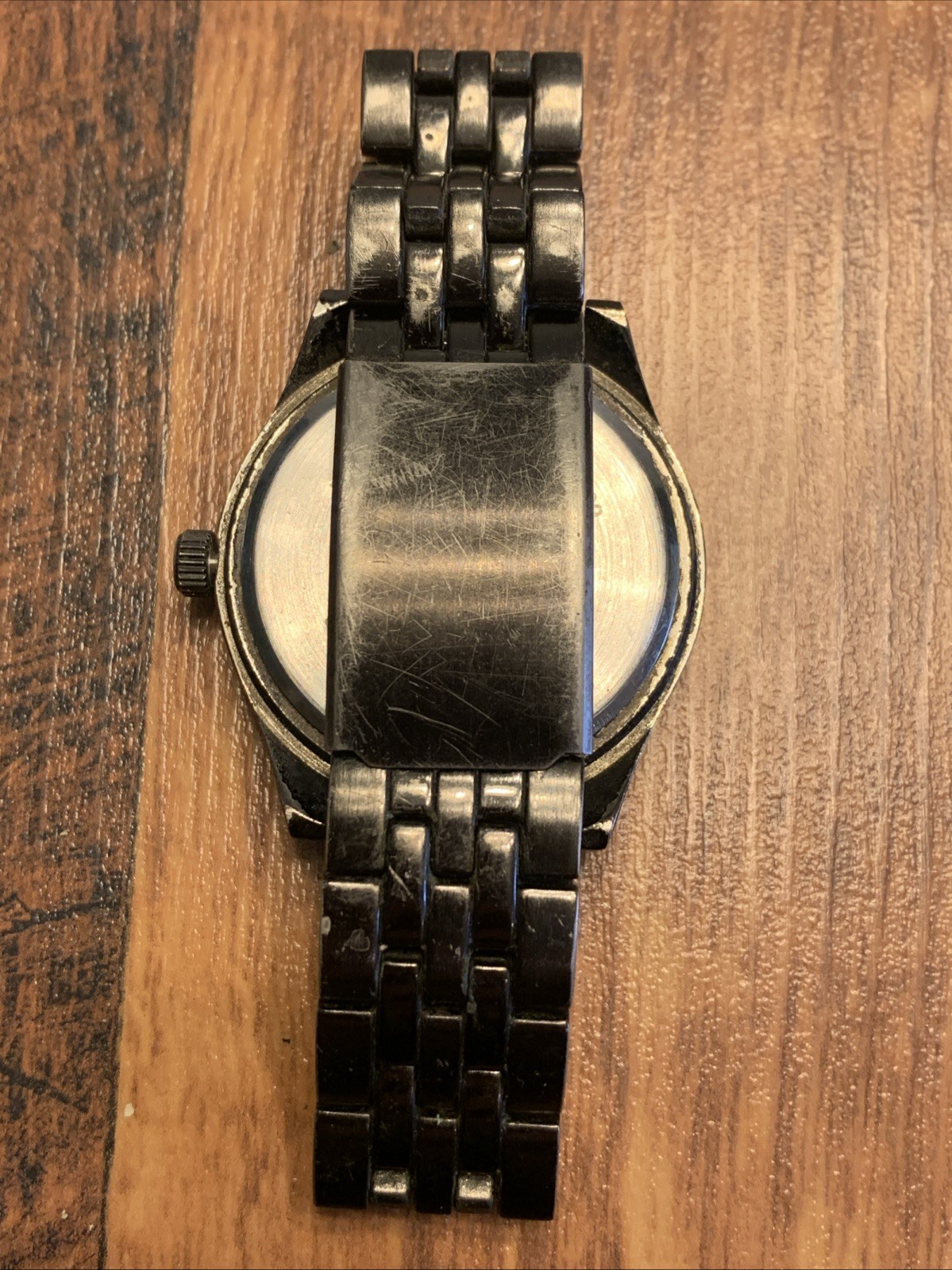 Allude Men’s Black Watch Stainless Back With New Battery