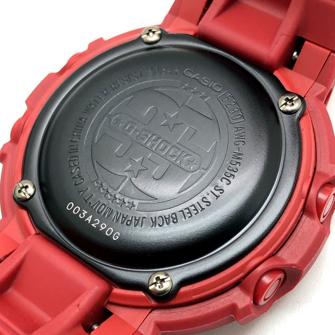 G-Shock AWG M535C 4A RED OUT 35th Anniversary Red Out Matte Finish Radio Solar A