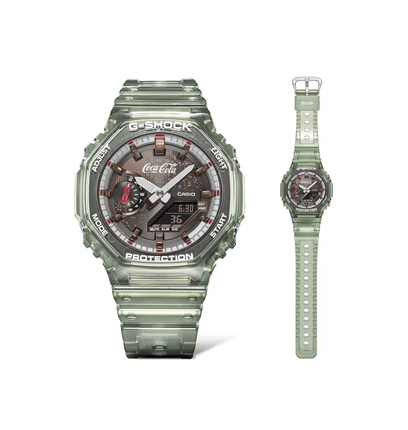 CASIO G-SHOCK GA-2100CC-3AJR ANALOG-DIGITAL 2100 Series Coca-Cola 140th NEW
