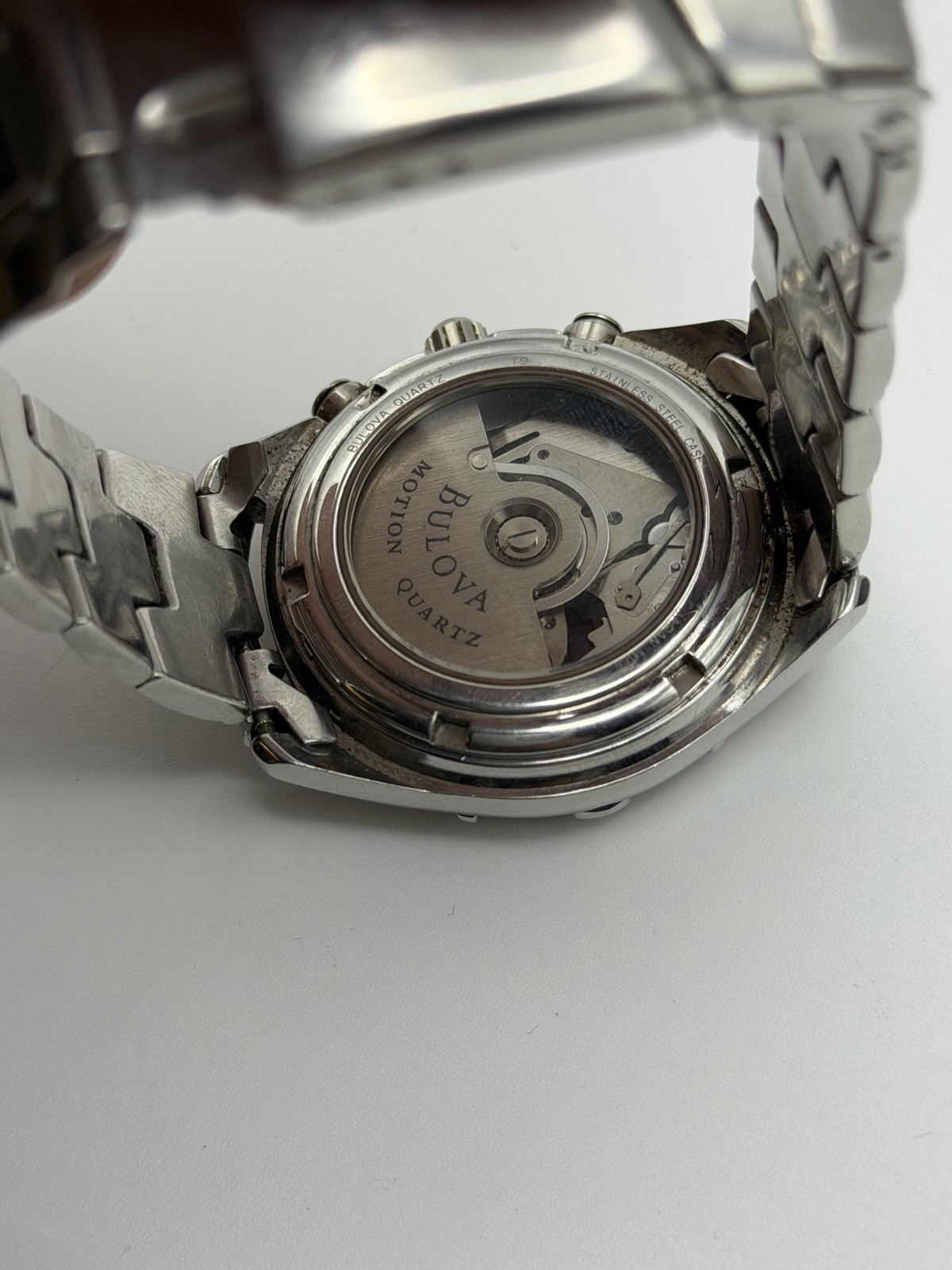 Bulova Millenia Men’s Chronograph Watch Stainless Steel Date – Needs Battery