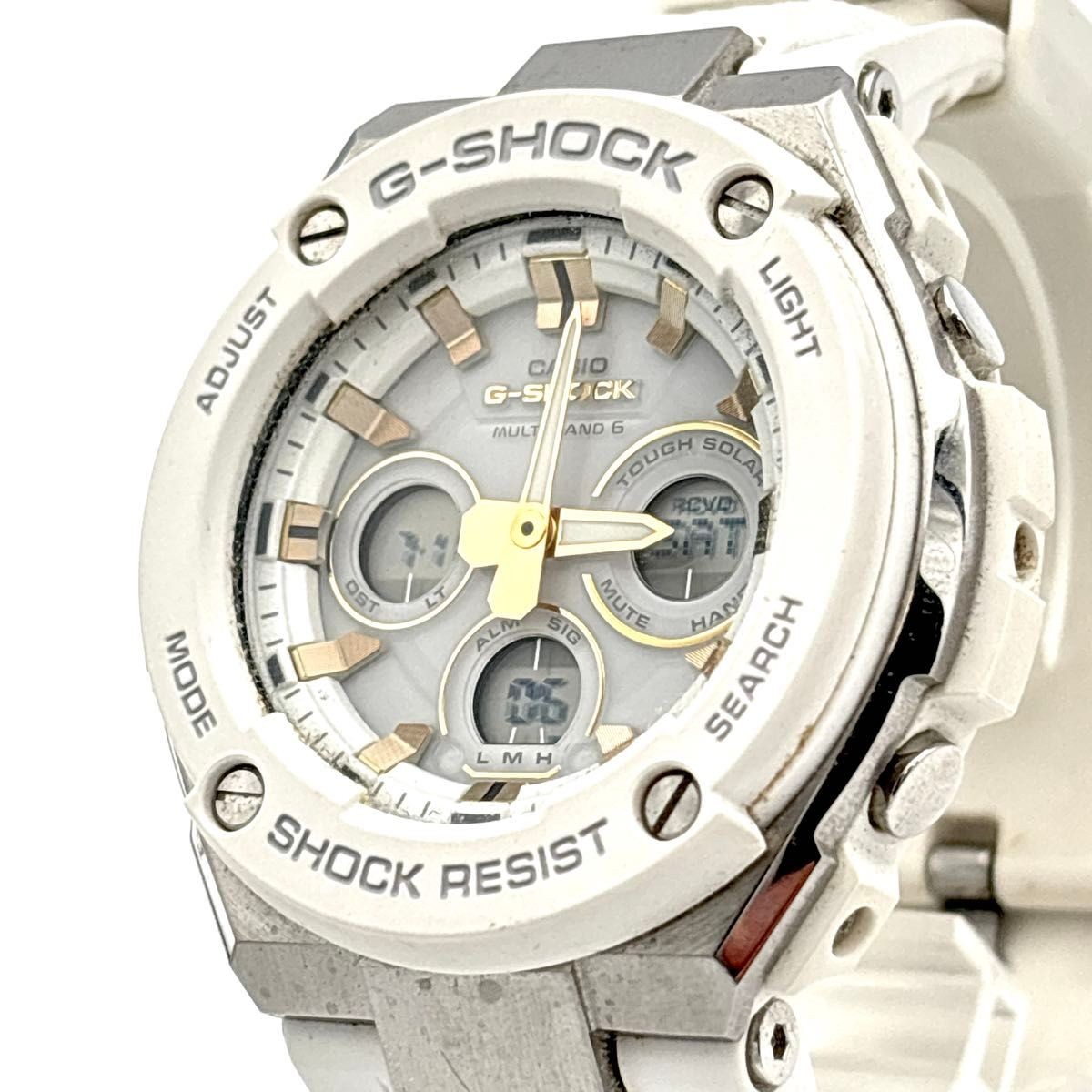 CASIO G SHOCK G STEEL GST W300 7AJF radio solar multi band 6 with box and manual