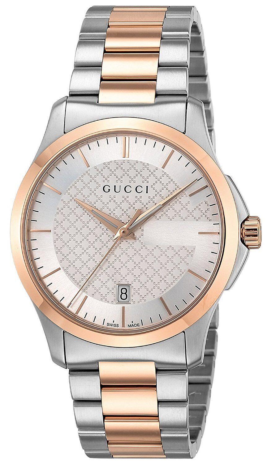 Gucci Men’s G-Timeless Two-Tone Stainless Steel Watch – YA126473 ($1025 MSRP)