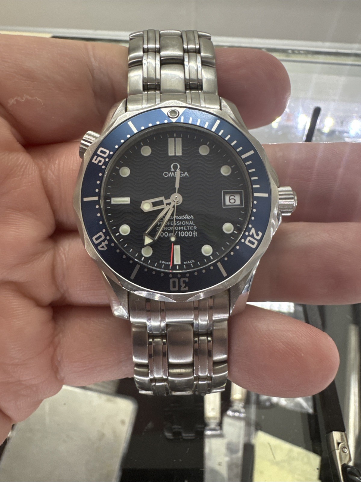Omega Seamater Professional 300m swiss automatic mens watch reference 168.1622