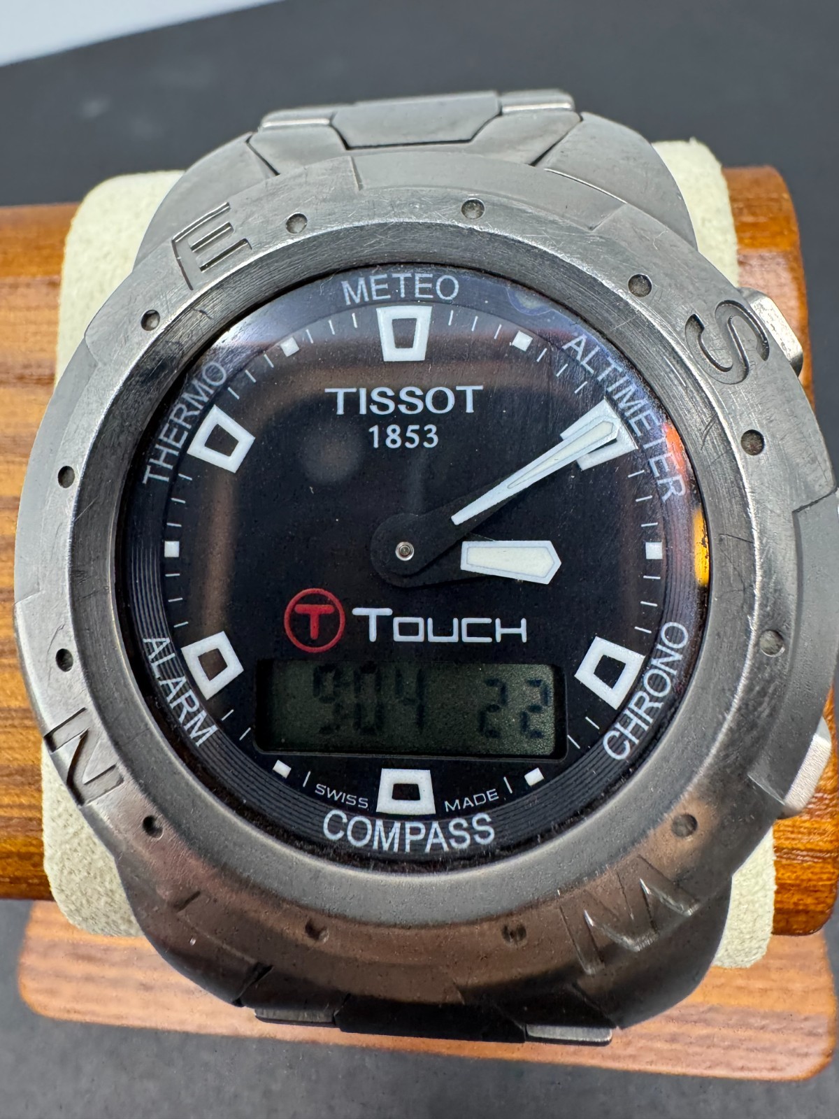 Tissot T-Touch Titanium 41mm Black Digital Dial Men’s Watch Z-252/352