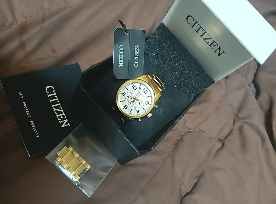 Citizen (CITIZEN) Quartz Analog Champagne Quartz Movement (AN8052 55P) USA