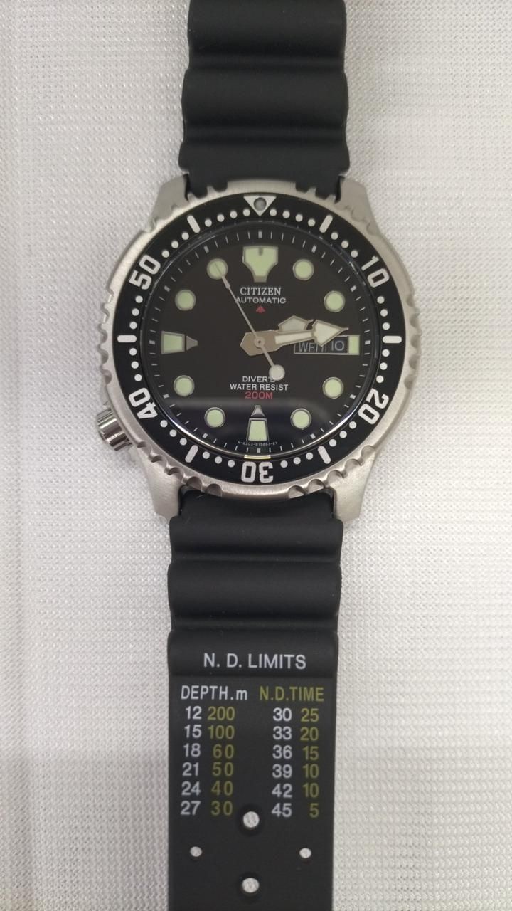 CITIZEN Automatic Watch Promaster Diver NY0040-09E Used