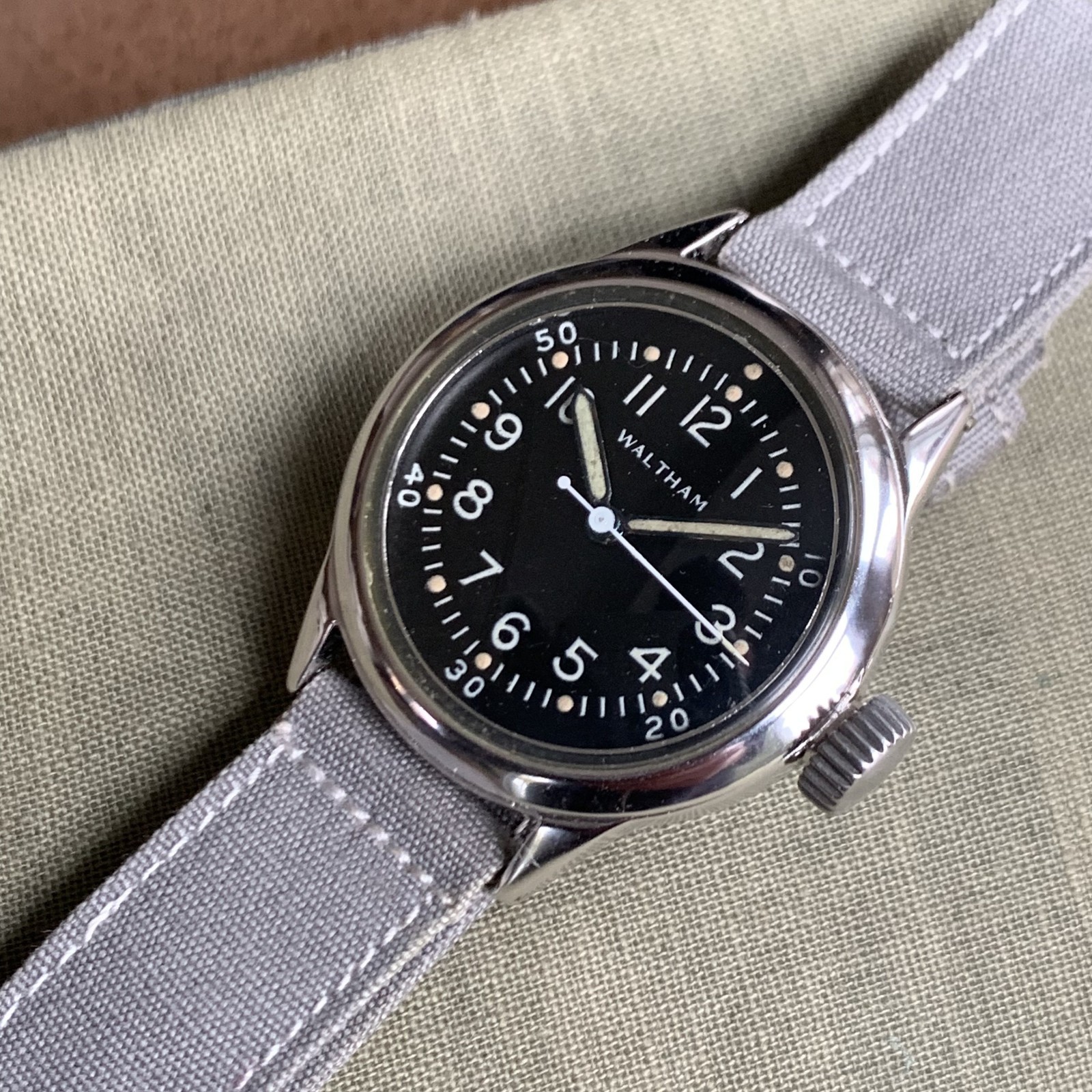 1942 Waltham NAVY FSSC-88-W-800 Hack Wristwatch #7