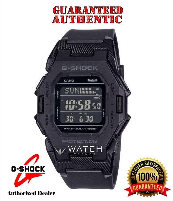 Casio G-Shock GDB500-1 Bluetooth Step Tracker Smaller and Thinner Black Watch