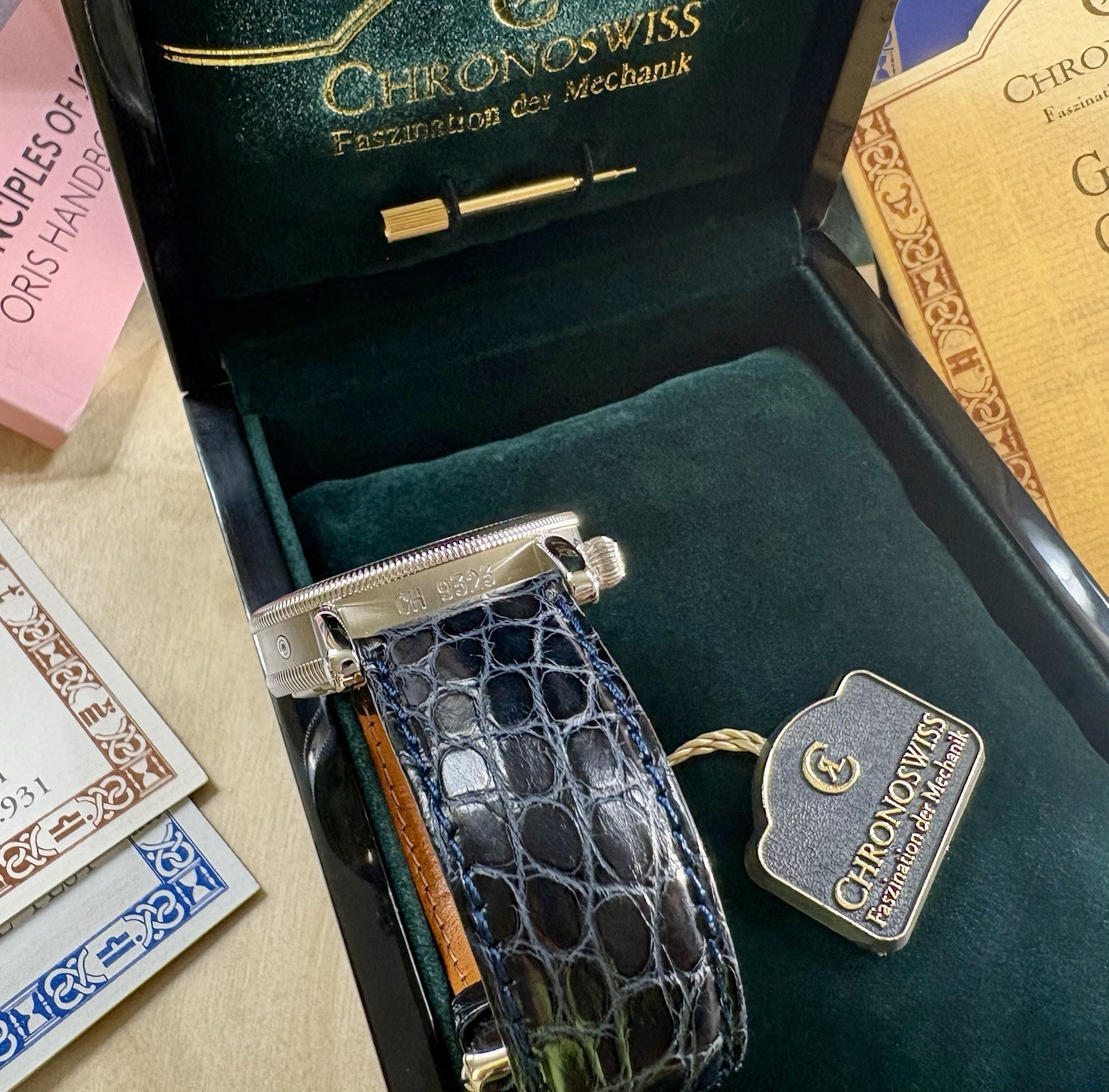 Chronoswiss – Lunar Moon Phase Triple Calendar – CH 9323 – C.931 – Box & Papers