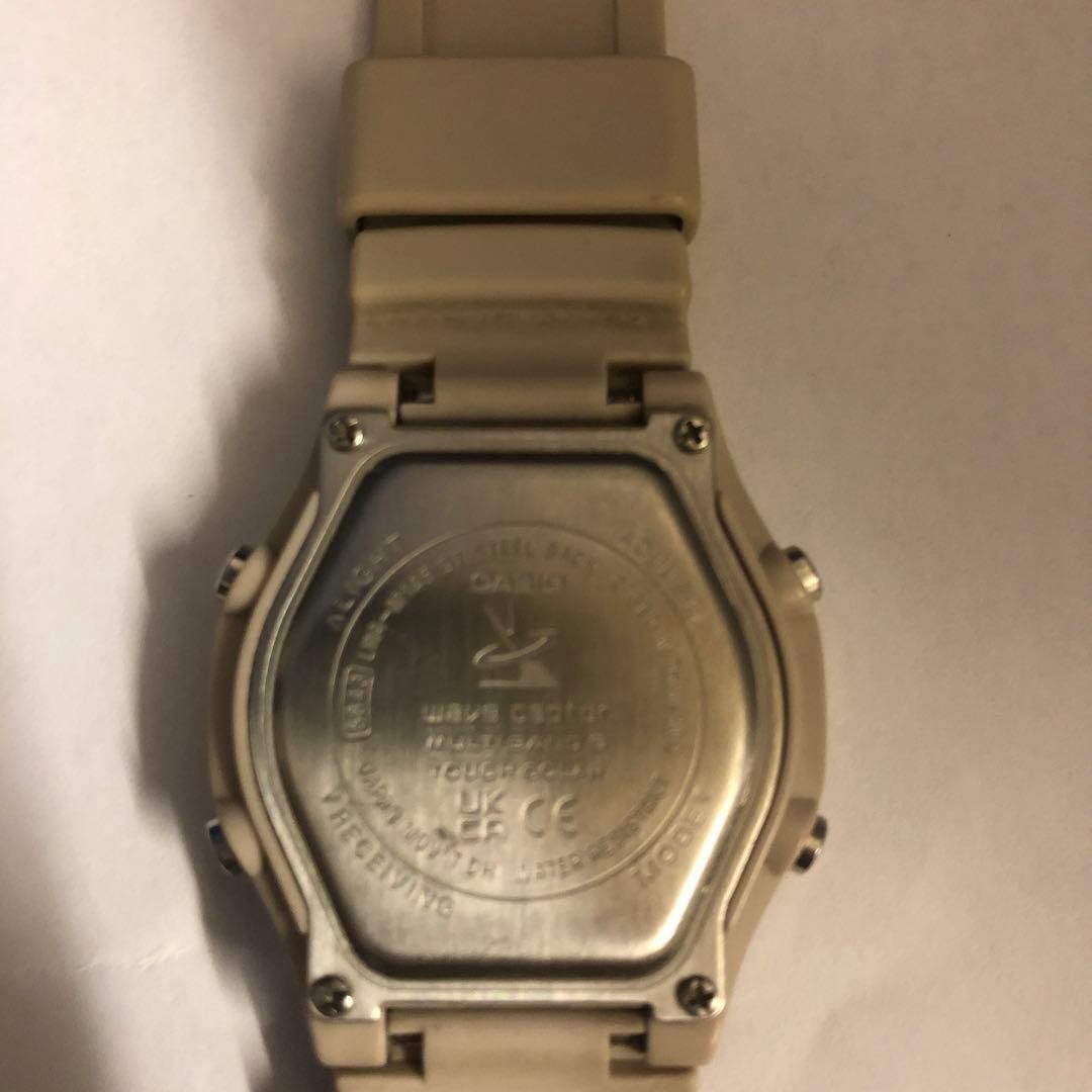 Working CASIO wave ceptor radio-controlled solar watch LWA-M145 From Japan