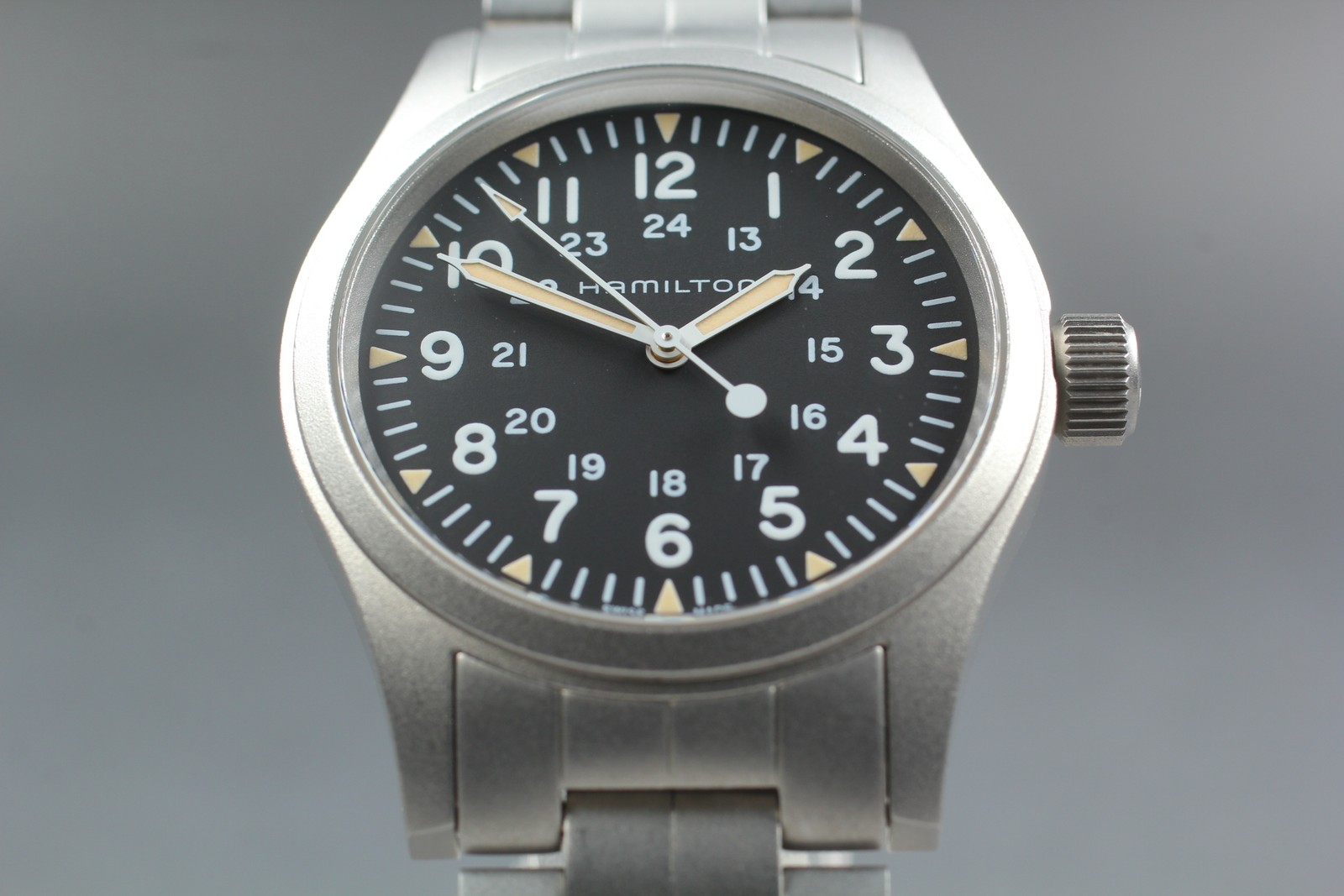 [MINT] HAMILTON Khaki Field Mechanical H694390 38mm Men’s Watch From JAPAN