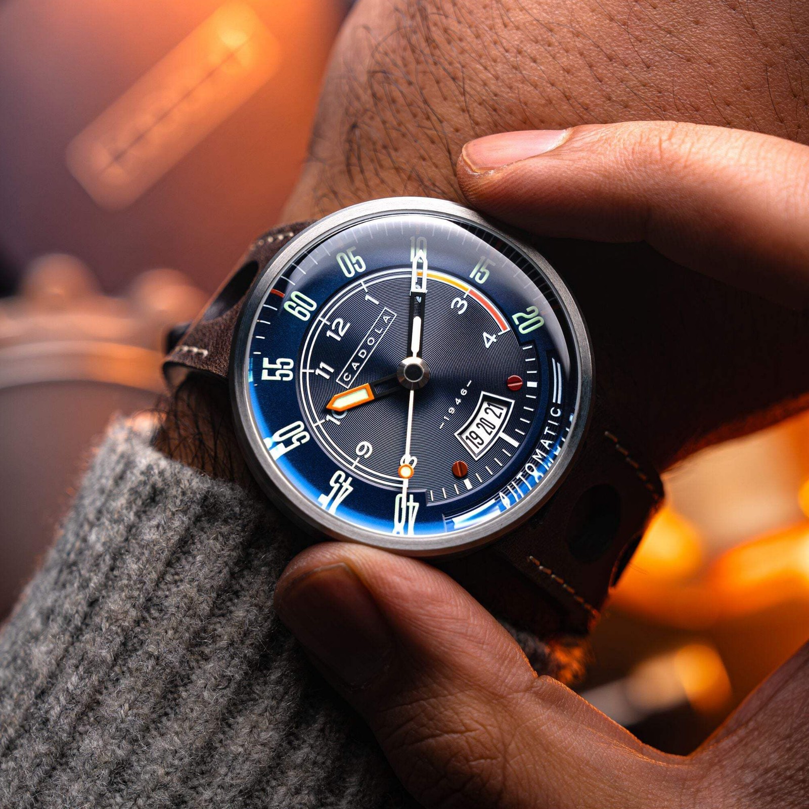 RPM Automatic Blue / Leather | Blue Dial Wristwatch CD-1055-02