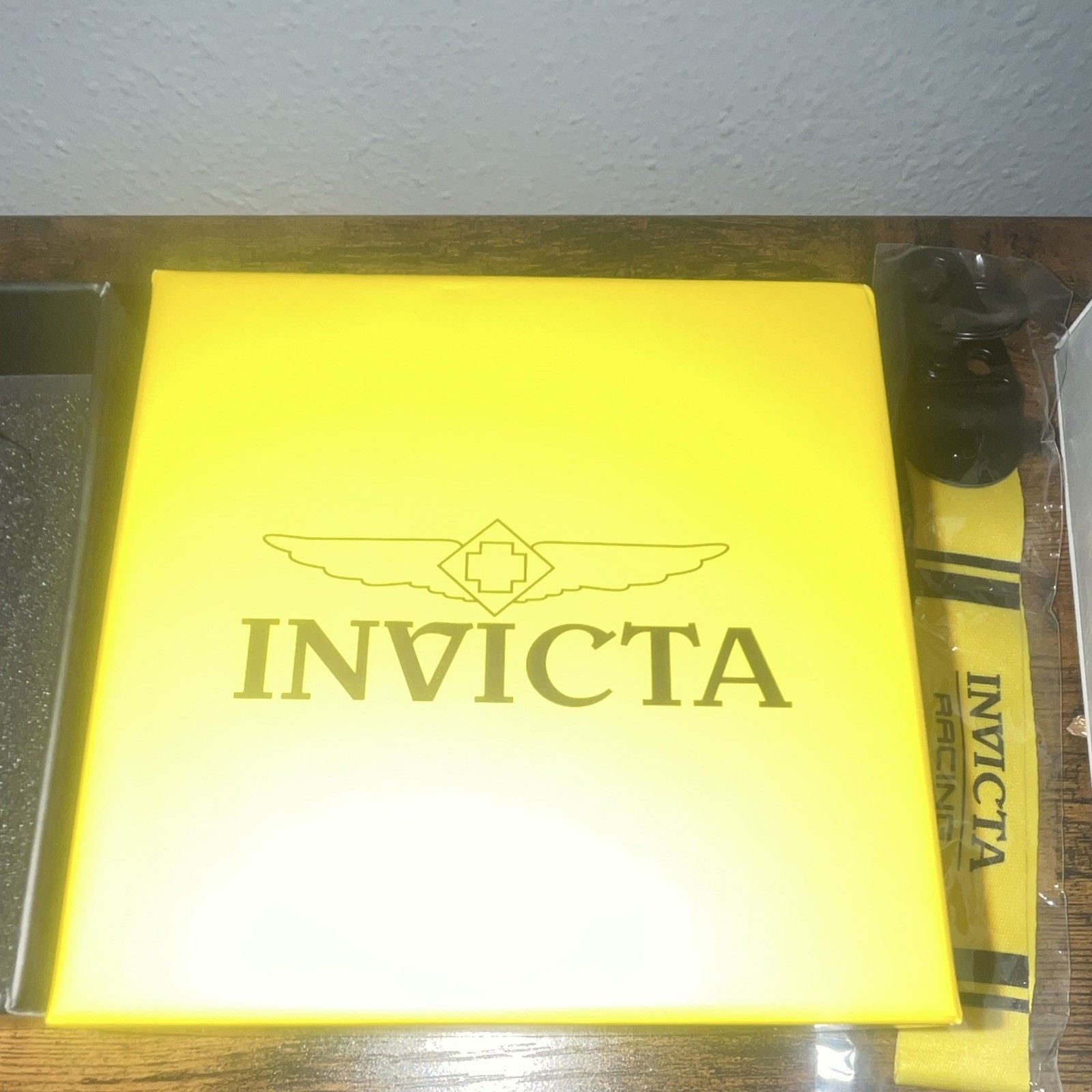 Invicta Racing Quartz Chronograph Tachymeter Date 48mm Gold Bracelet w/ Box