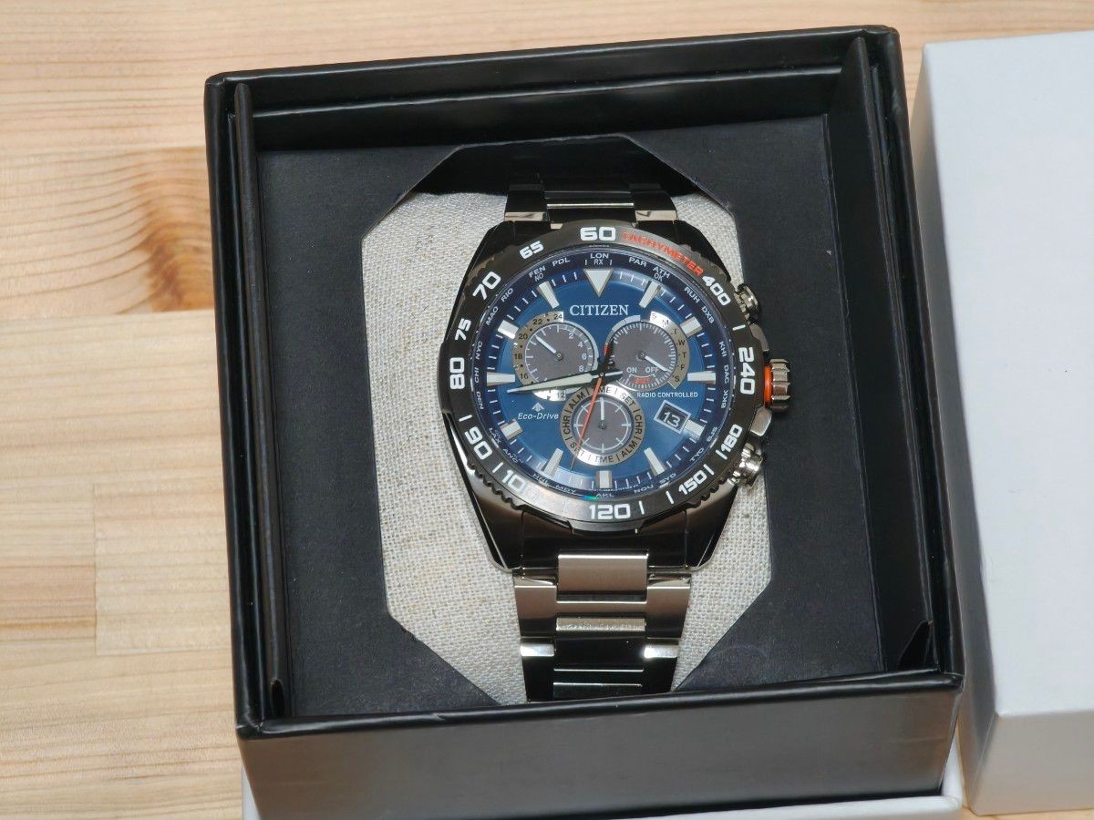Good Condition Citizen Promaster Eco Drive E660 R010514 Solar Radio Men’s CITIZE