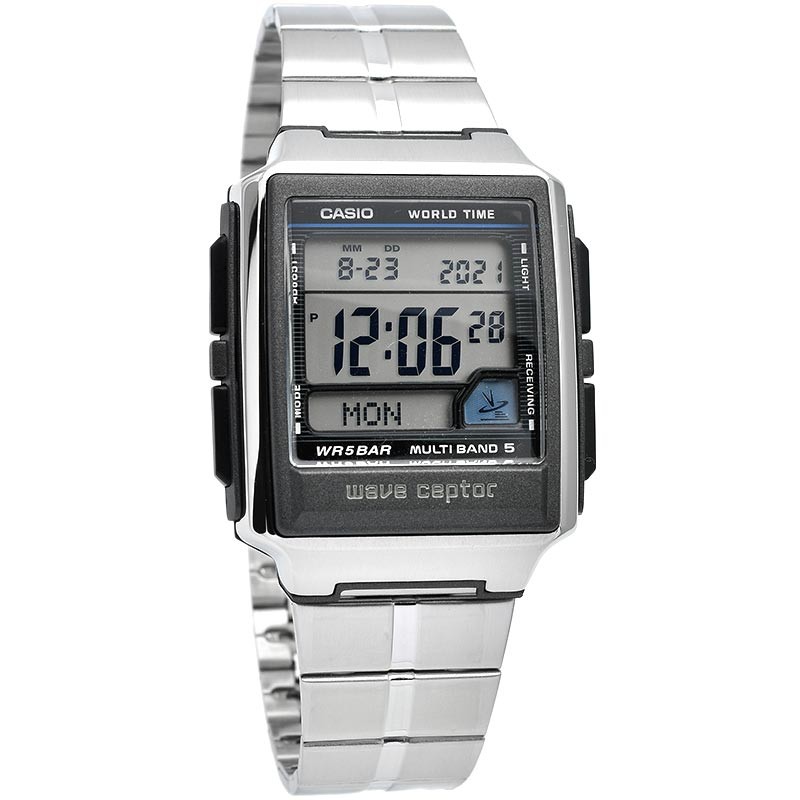 CASIO WAVE CEPTOR WV-59RD-1AJF Quartz Gray Dial 39mm Watch
