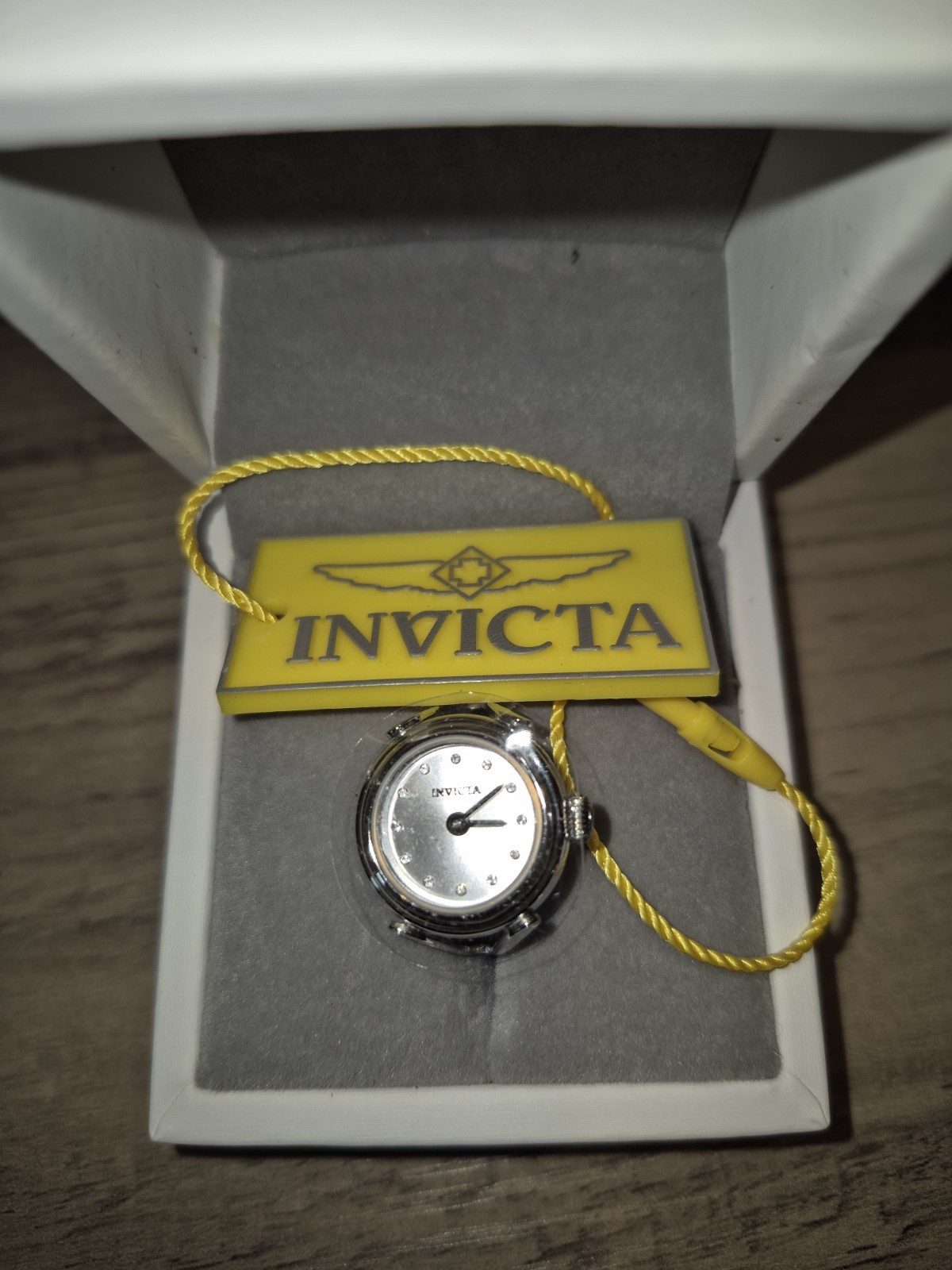 Mini Angel Lady Model 44480 – Ladies Ring Watch Quartz, New/Box/Tag