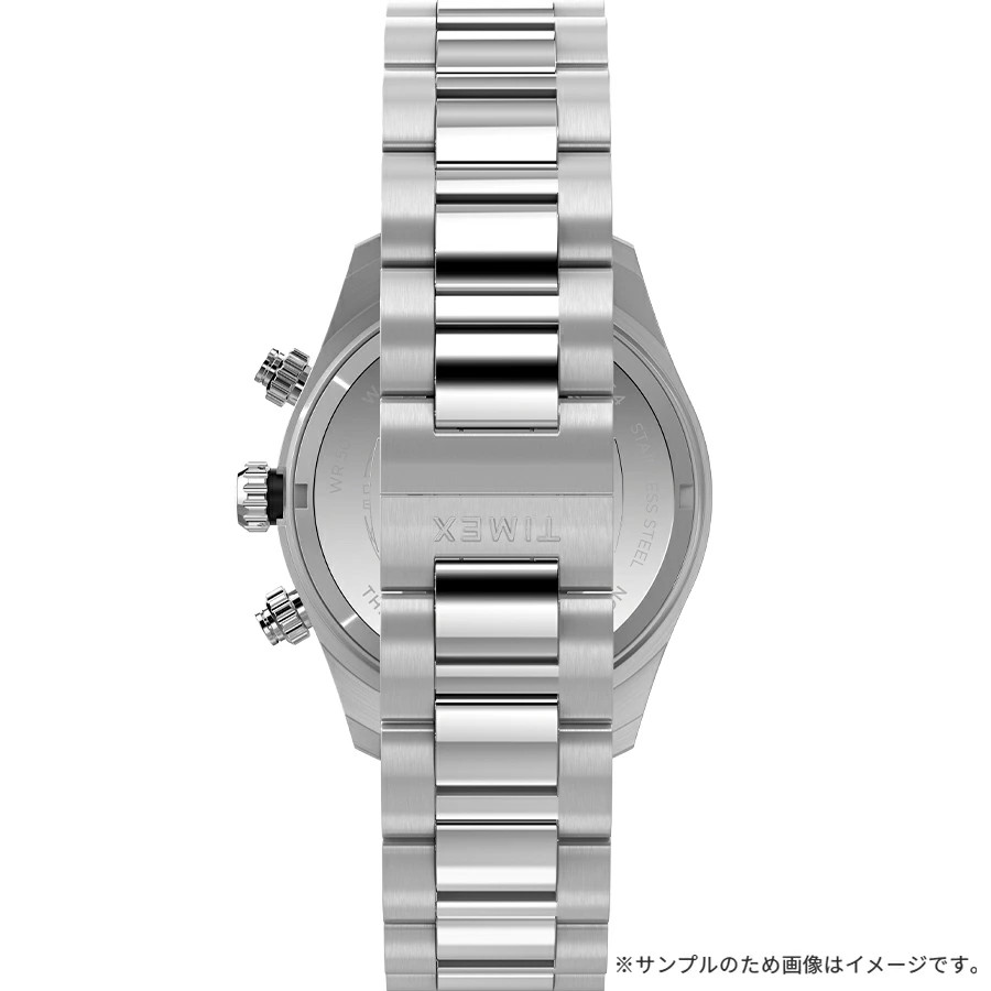Timex Waterbury Heritage Chronograph 39mm Silver Stainless Steel New R8041060