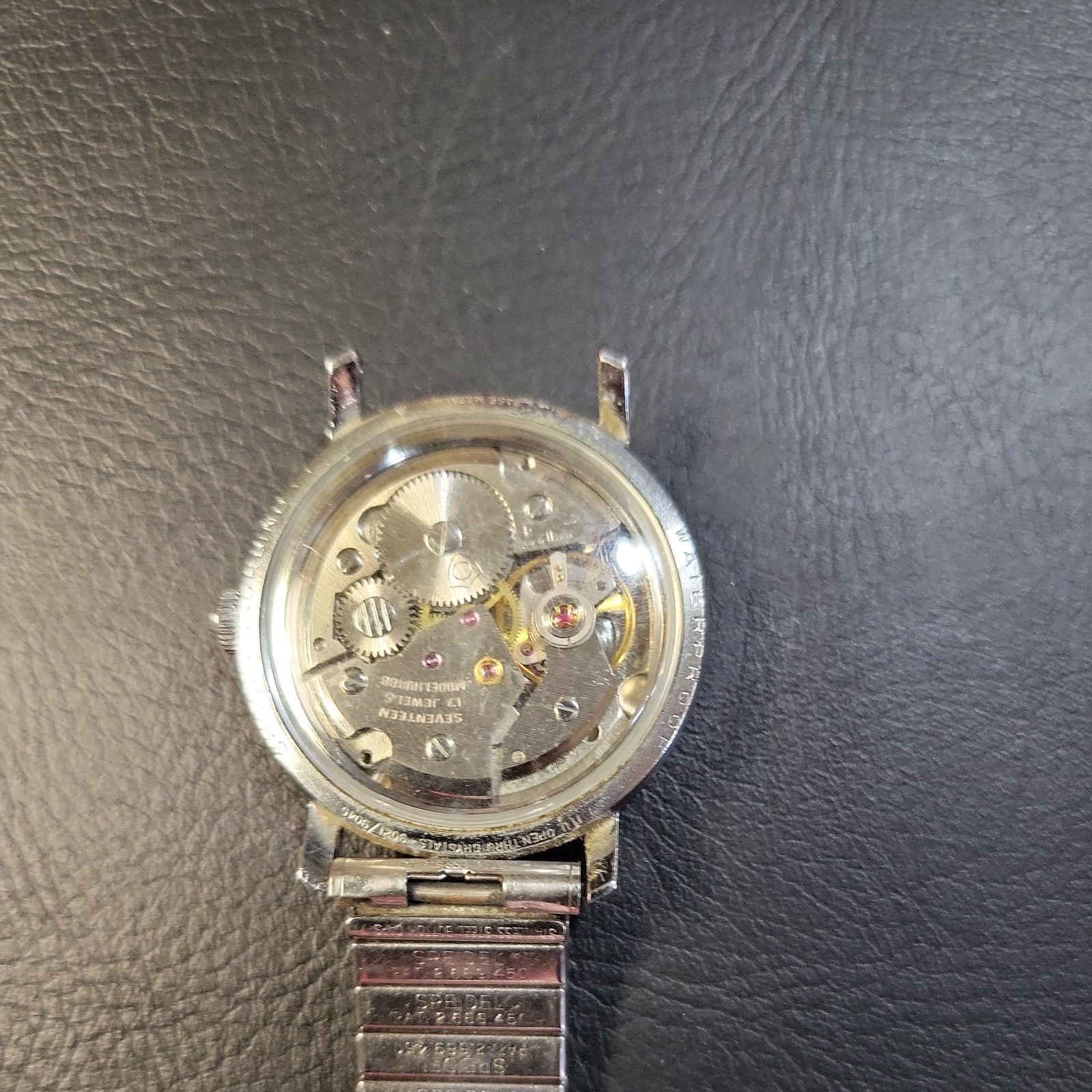Vintage Benrus COMPETITION Watch 17 Jewels Wristwatch Model 11E4B8 30MM