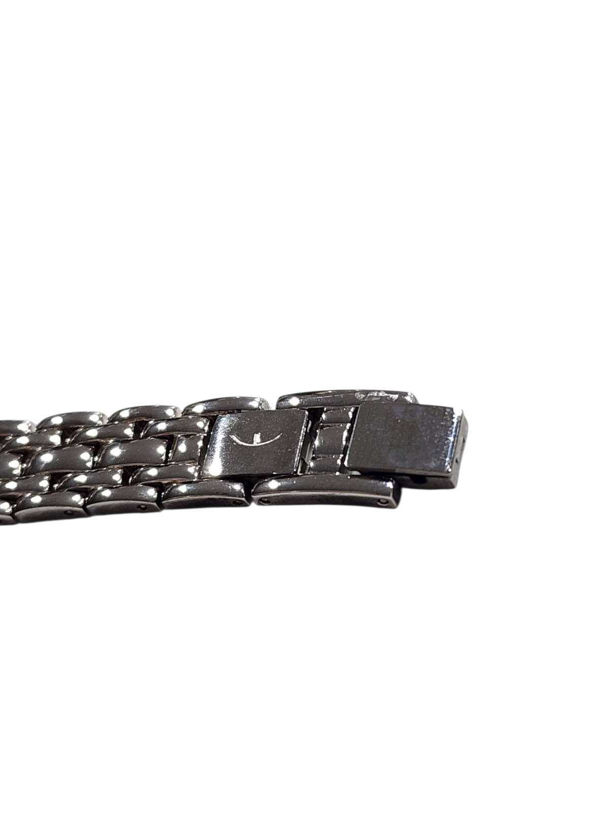 Ecclissi .925 Sterling Silver & Diamond Bezel Womens Watch 32375 – 7.25″ L As Is