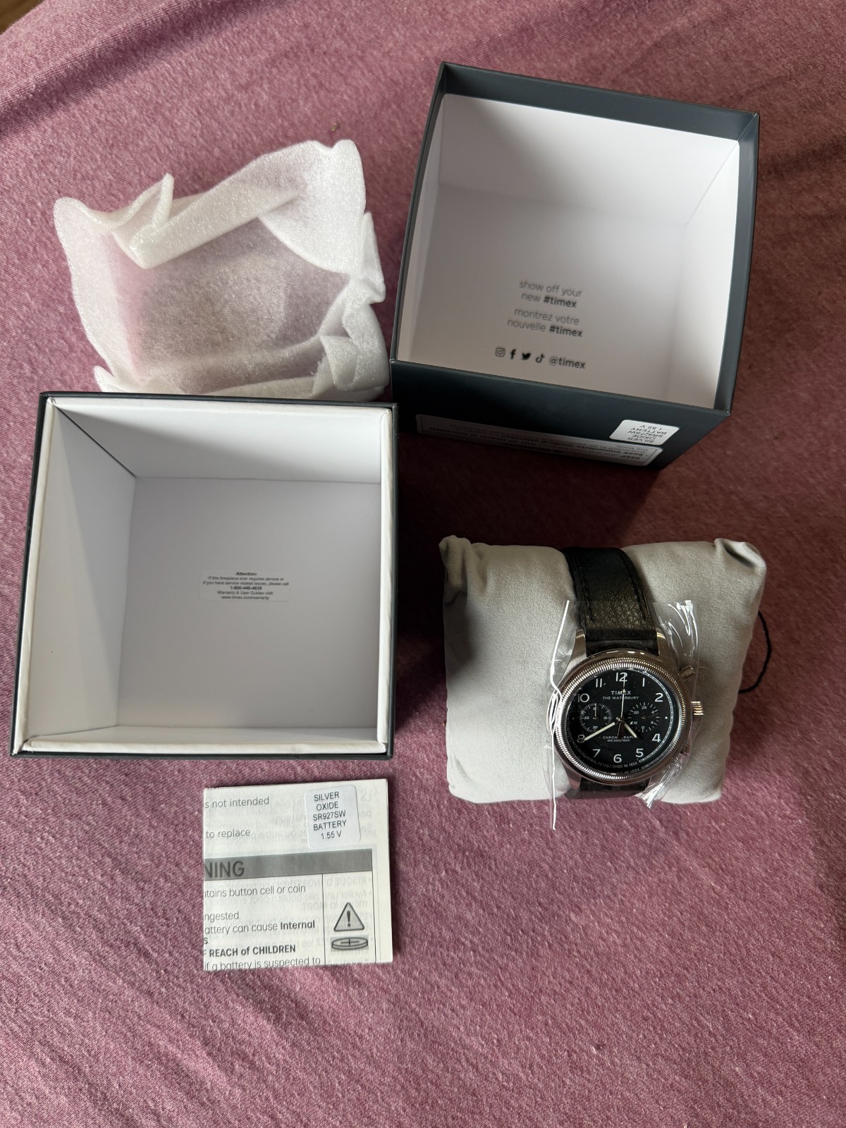 Timex Waterbury Metropolitan Chronograph 41 mm coin-edge bezel version