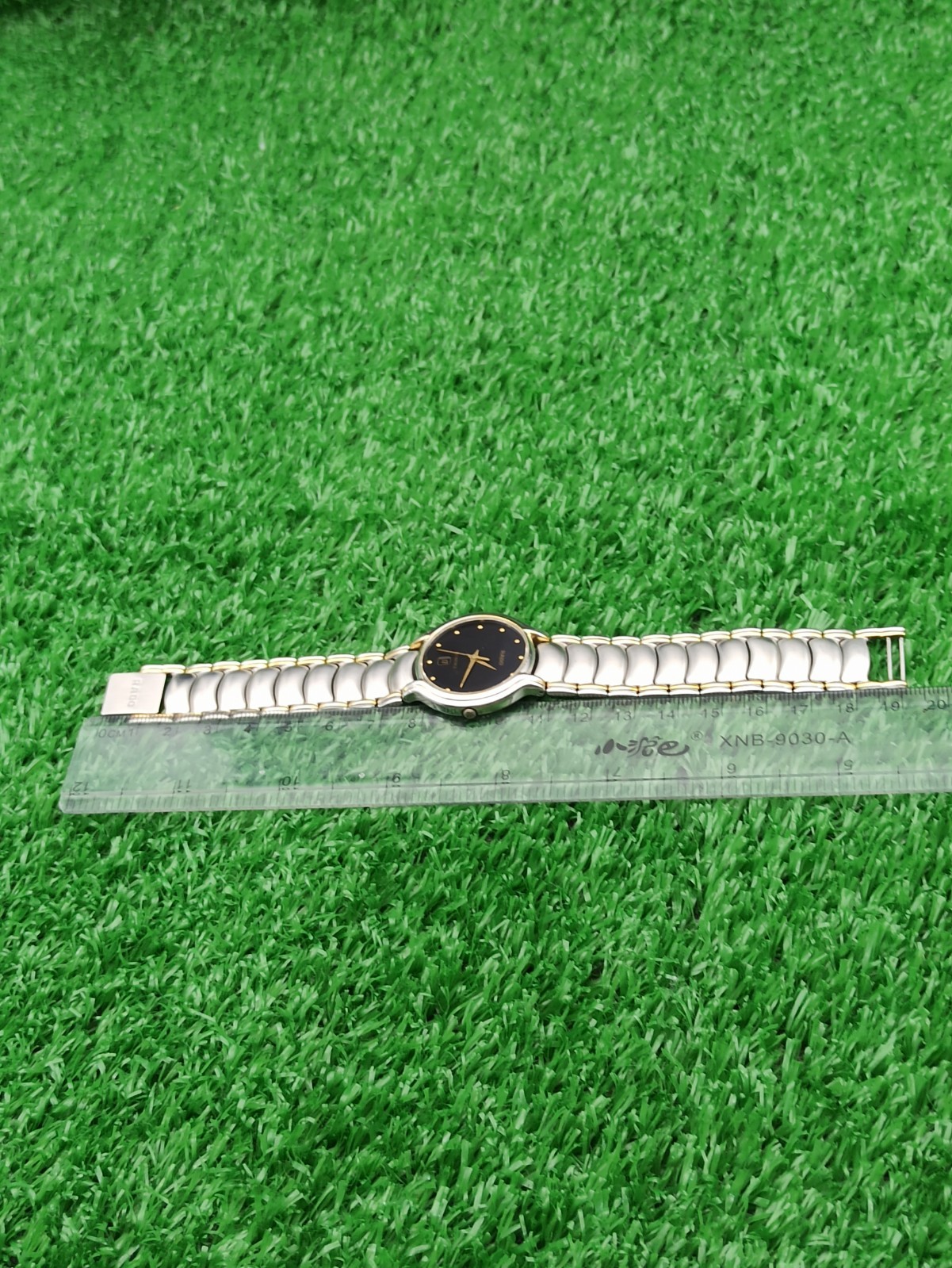 LUXURY RADO FLORENCE CLASSIC WATCH QUARTZ DARK DIAL MEN VINTAGE 80s SWISS MADE