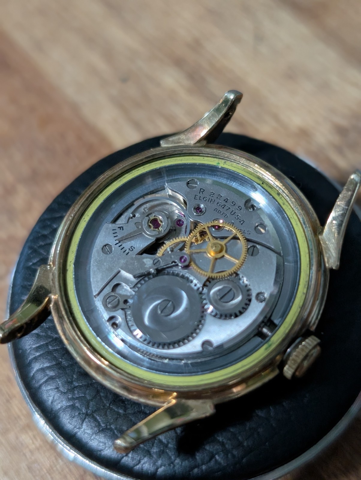 1950s Men’s Elgin Dress Watch Manual Wind 10K Gold Filled Incredible Condition