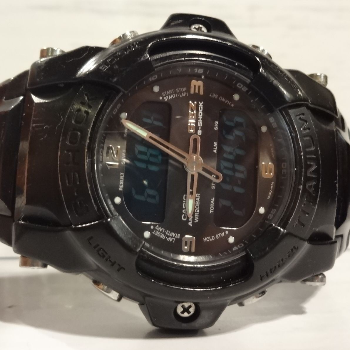 Full Black Titanium G SHOCK GS 300 New Battery Working Condition