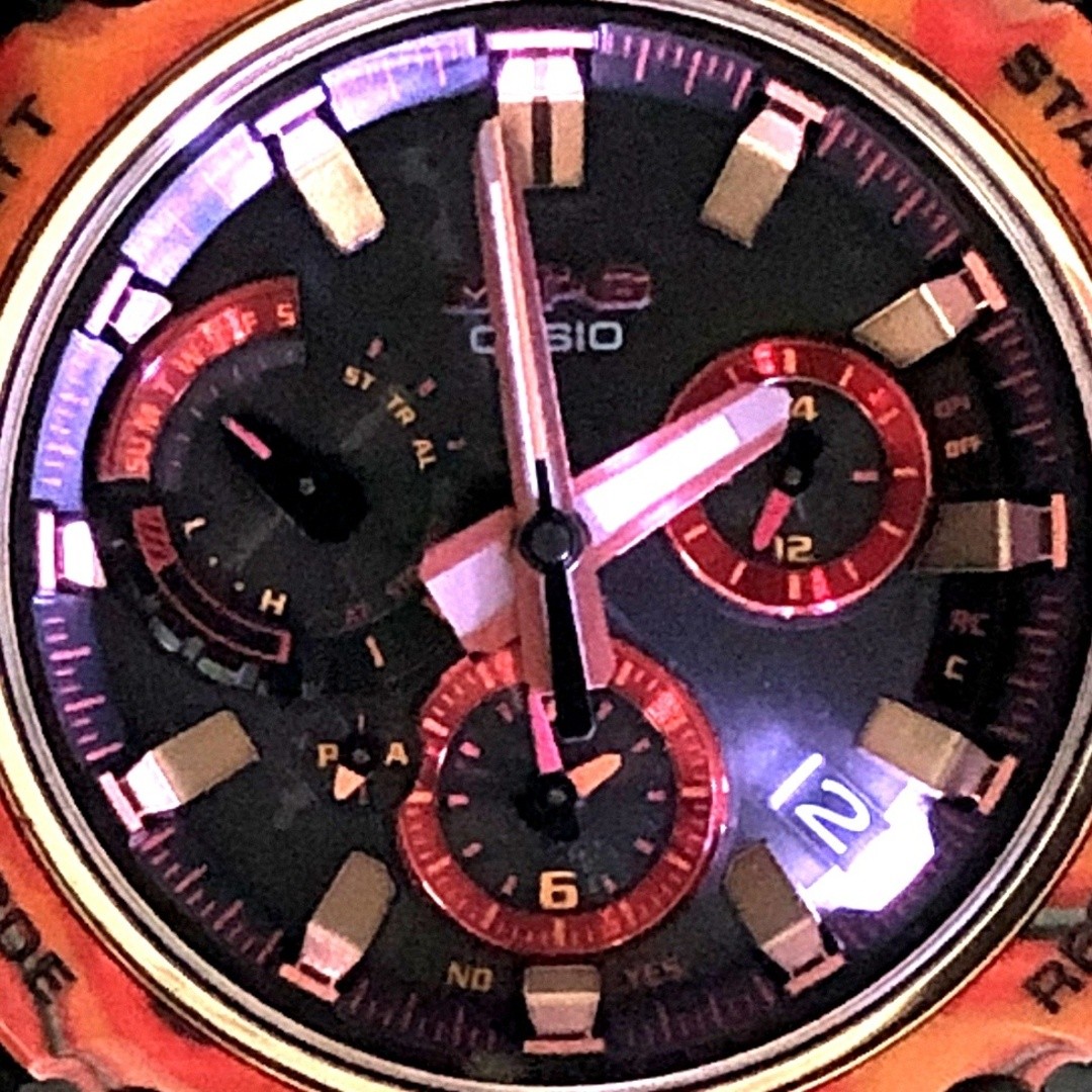 G-Shock MTG B3000FR 1A MT G 40th Anniversary Flare Red Radio Solar Bluetooth Car