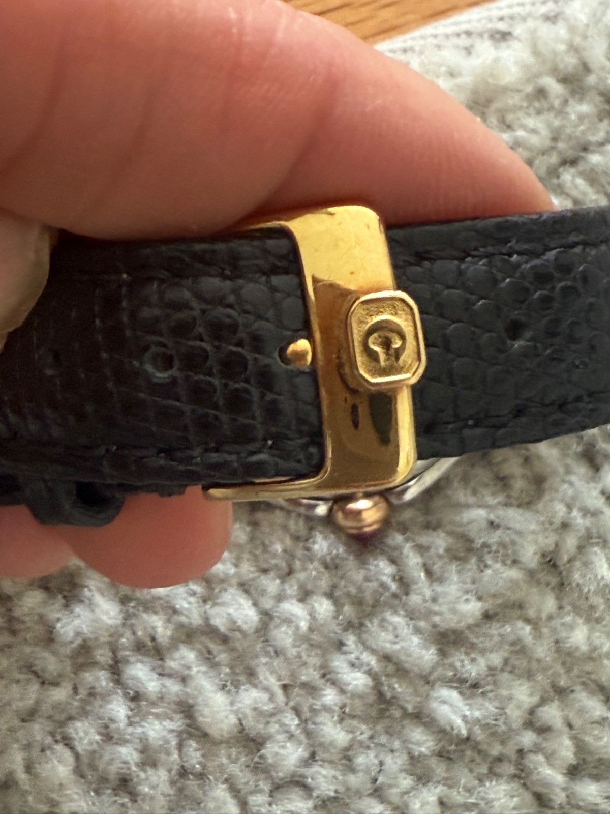Chopard Vintage Happy Sport Watch ruby bezzle moon and stars 18k