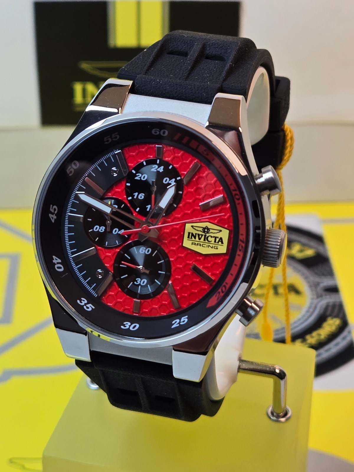 Invicta Special Edition Replica Racing Car w/ Invicta 47739 44mm Watch Bundle!