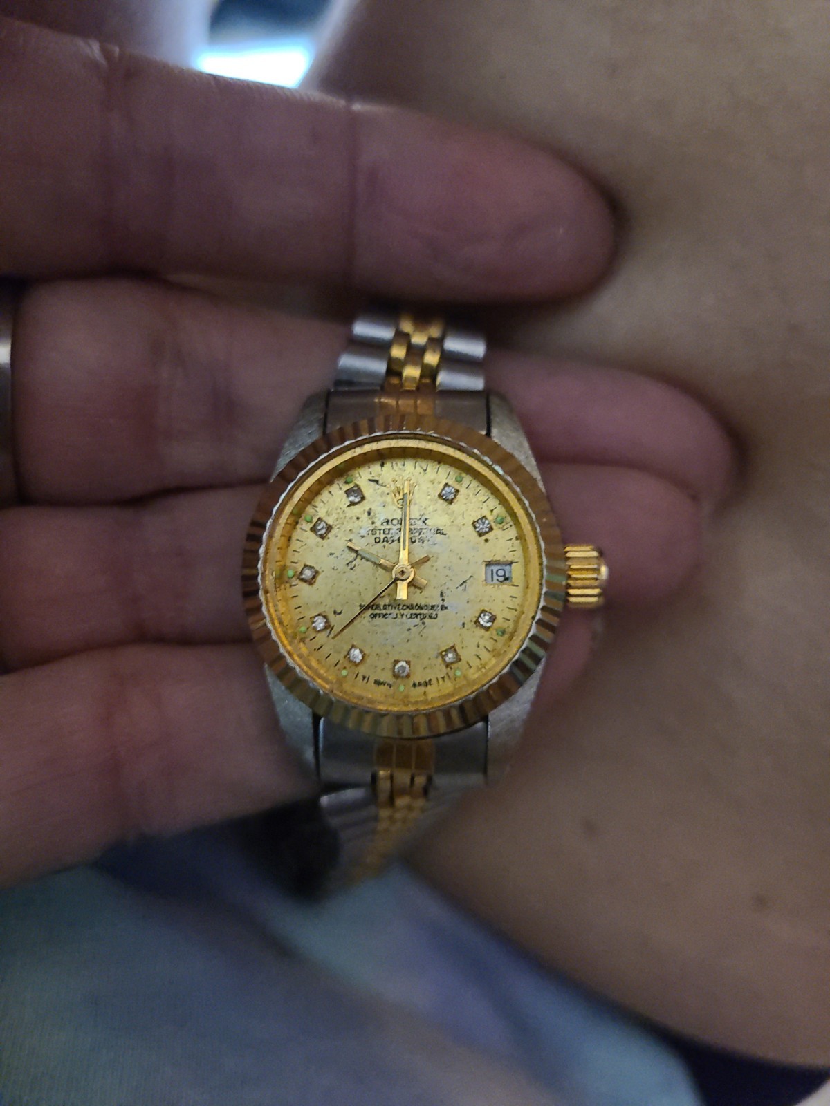 Rolex Oyster Propetual Lady-Datejust Factory Diamond Set
