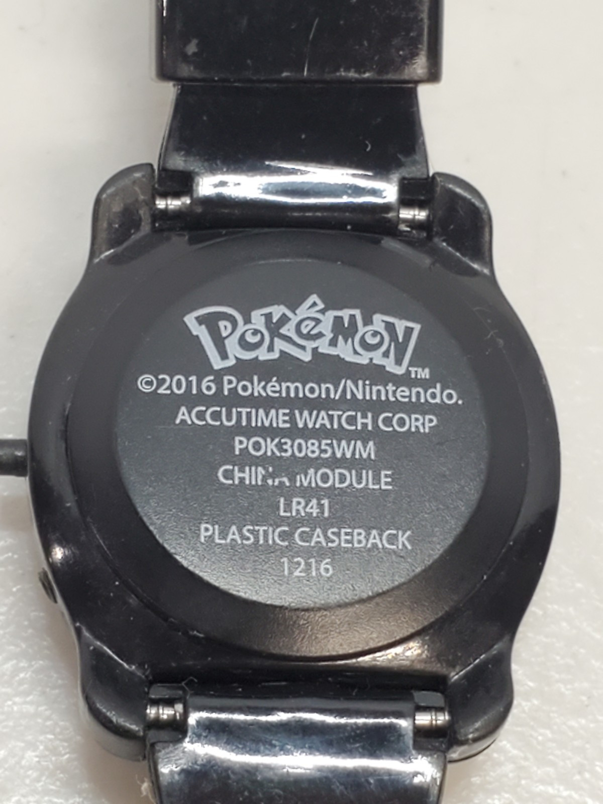 VTG 2016 Pokemon Watch (Needs Battery) Digital Display Quartz, Mew, GX, POK3085
