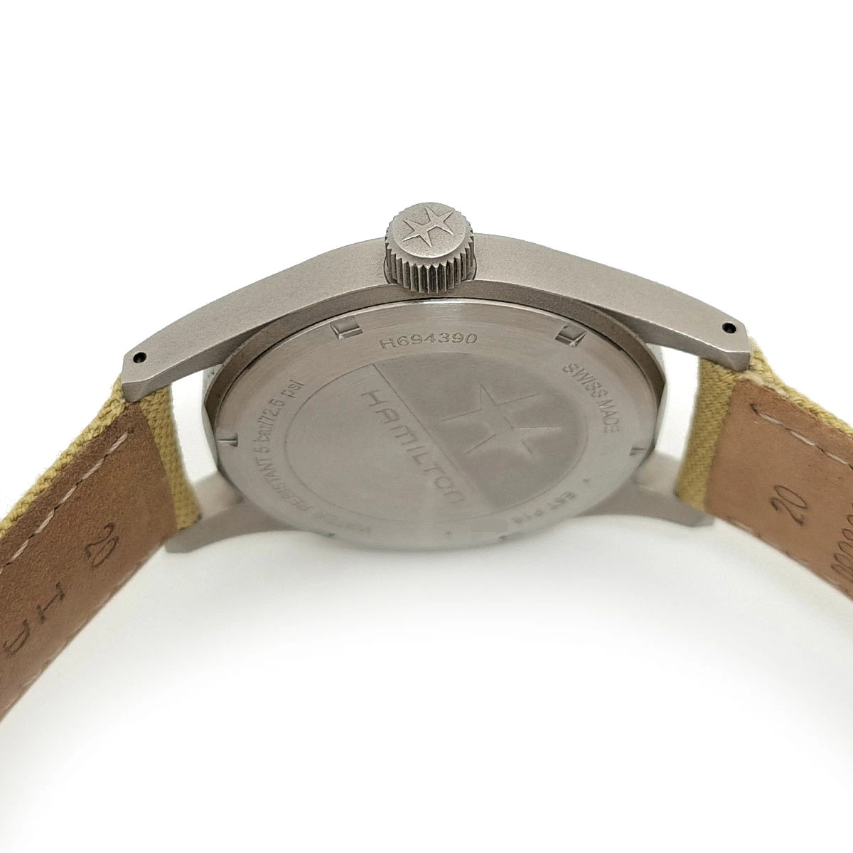 Hamilton Khaki Field Mechanical H694390 Stainless Steel 38mm Black Dial #TSW1001