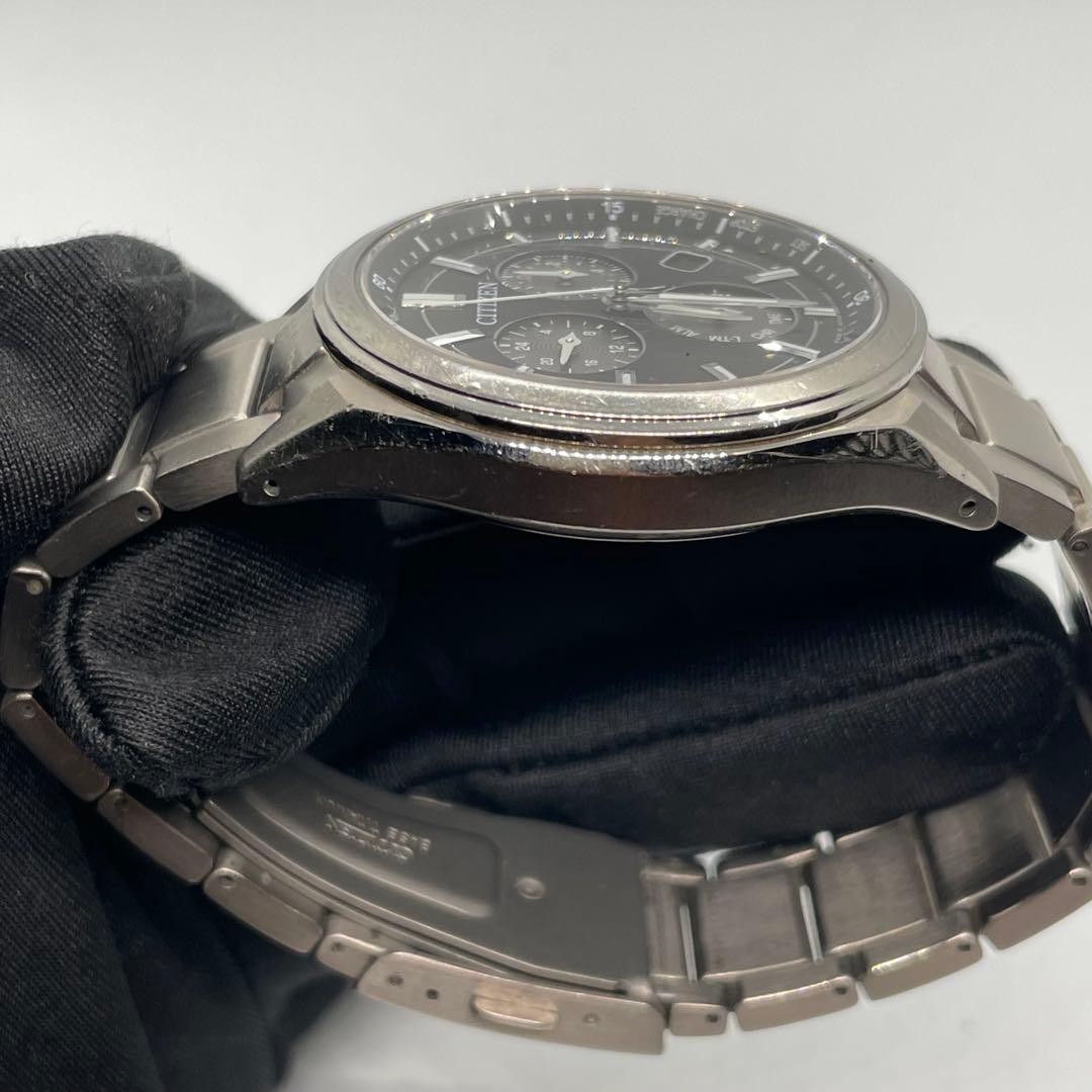 Citizen E820S096081 Watch Chronograph Titanium Eco Drive Authentic Genuine