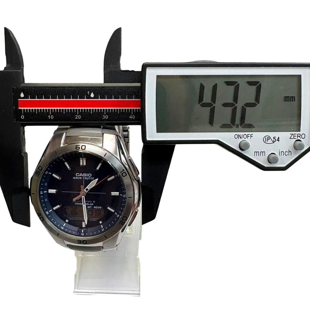 [Radio-controlled solar watch] CASIO Wave Ceptor WVA-M640 Navy From Japan