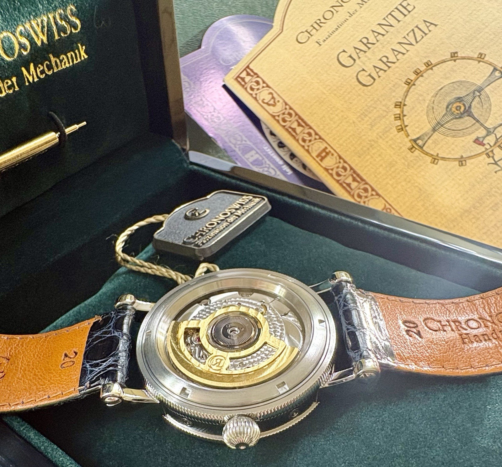 Chronoswiss – Lunar Moon Phase Triple Calendar – CH 9323 – C.931 – Box & Papers