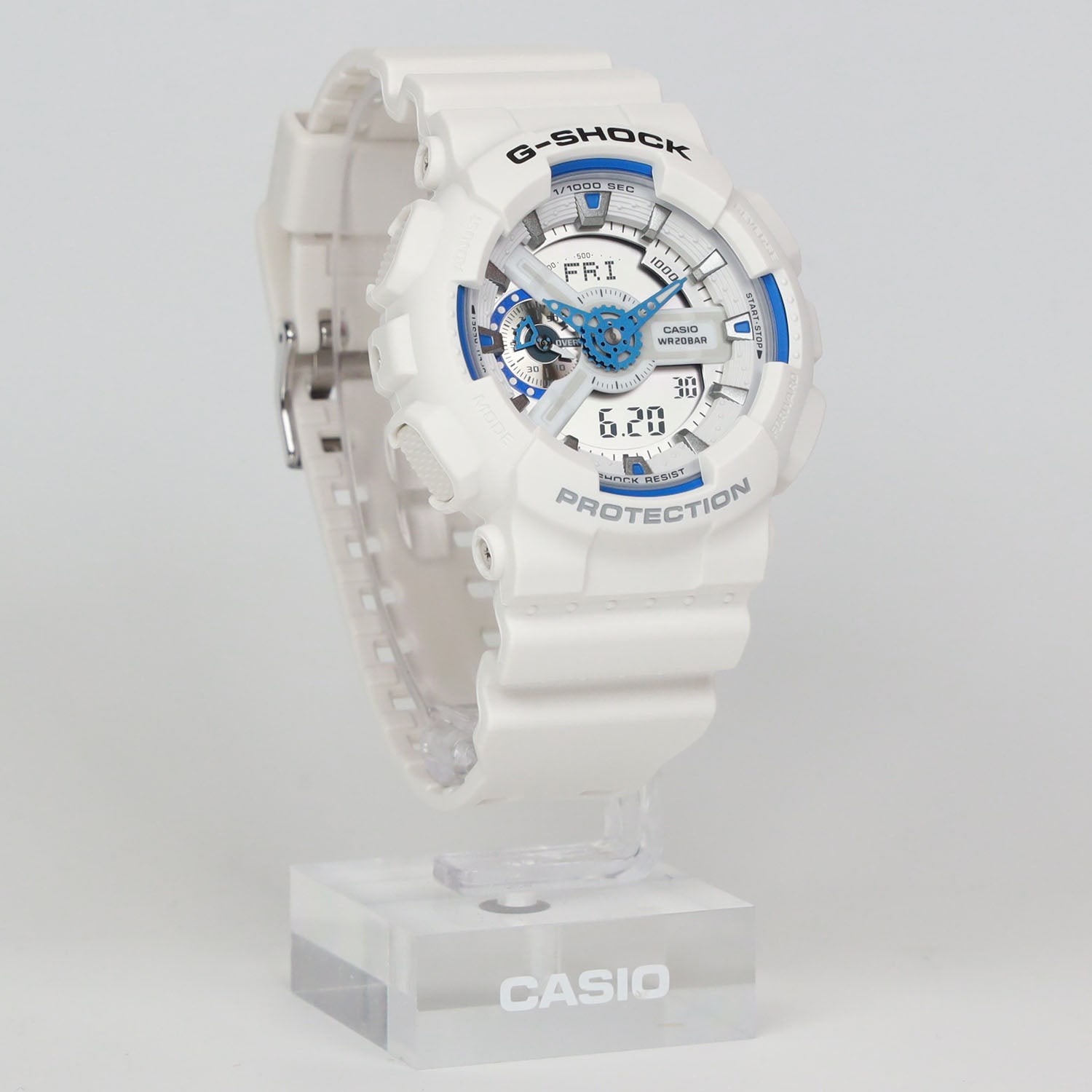 CASIO G-SHOCK GA-110HDS-7AJF HIDDEN GLOW Analog Digital Watch White 51.2mm