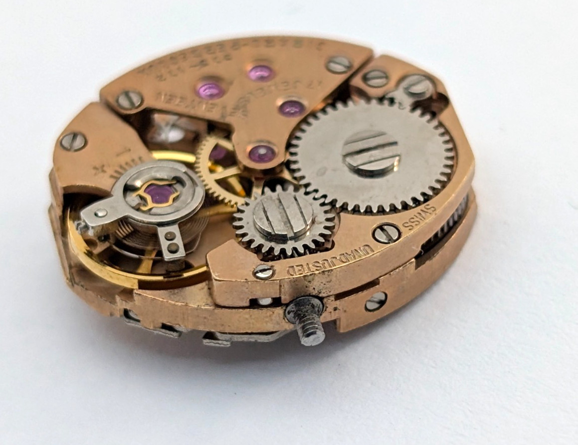 Vintage GIRARD PERREGAUX 975-172 17j Cocktail Watch Movement 13mm PARTS REPAIR