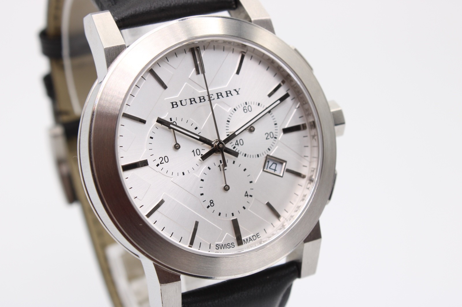 BURBERRY The City BU9355 Silver Dial Men’s Watch 42mm