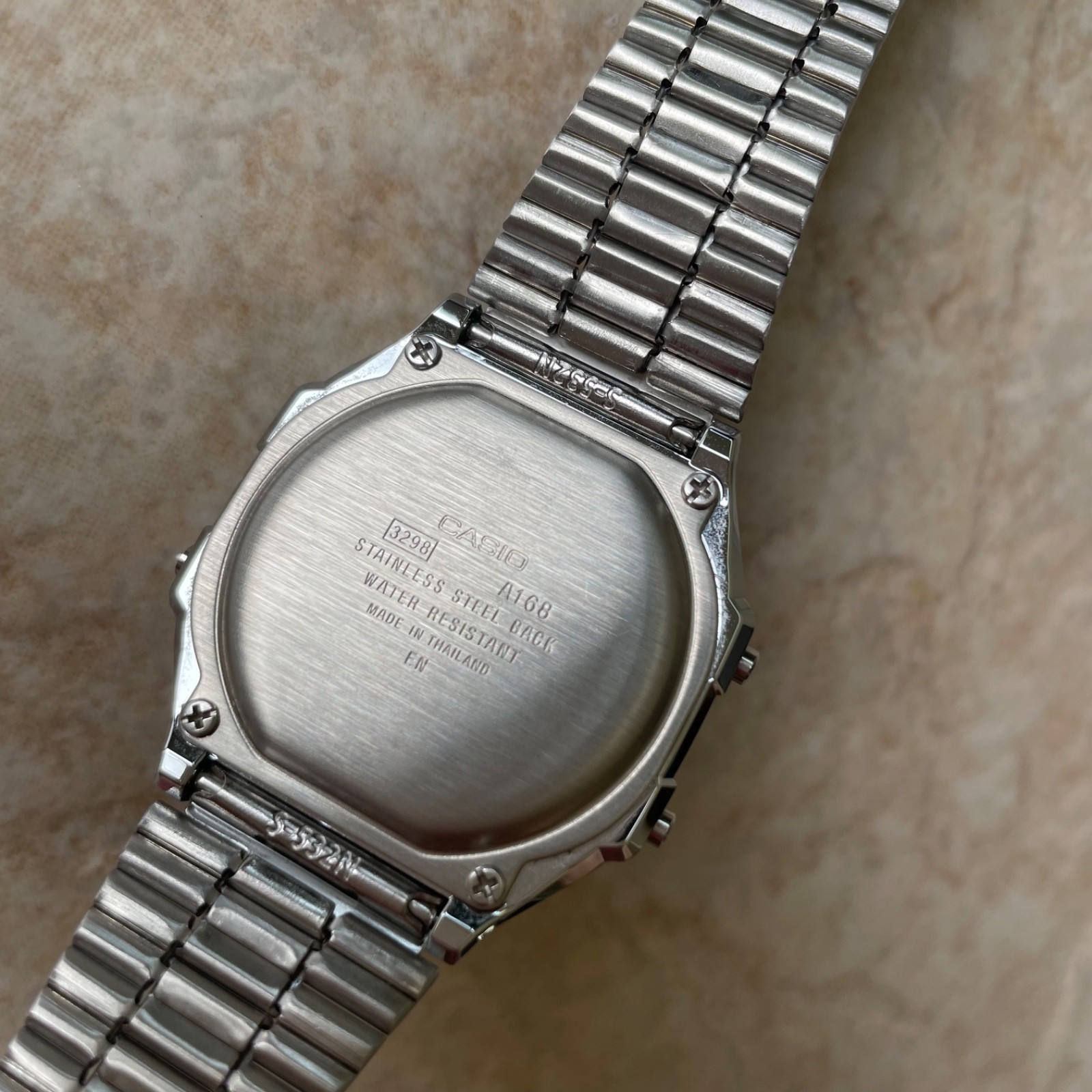 Casio Men’s Watch Classic Digital Dial Stainless Steel Bracelet A168W-1
