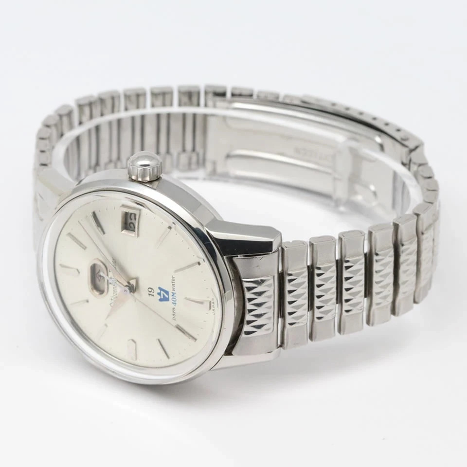 Citizen Auto Dater Seven 19 Jewels Ref. ADSS 51306-SA Silver Dial Day Date Men’s