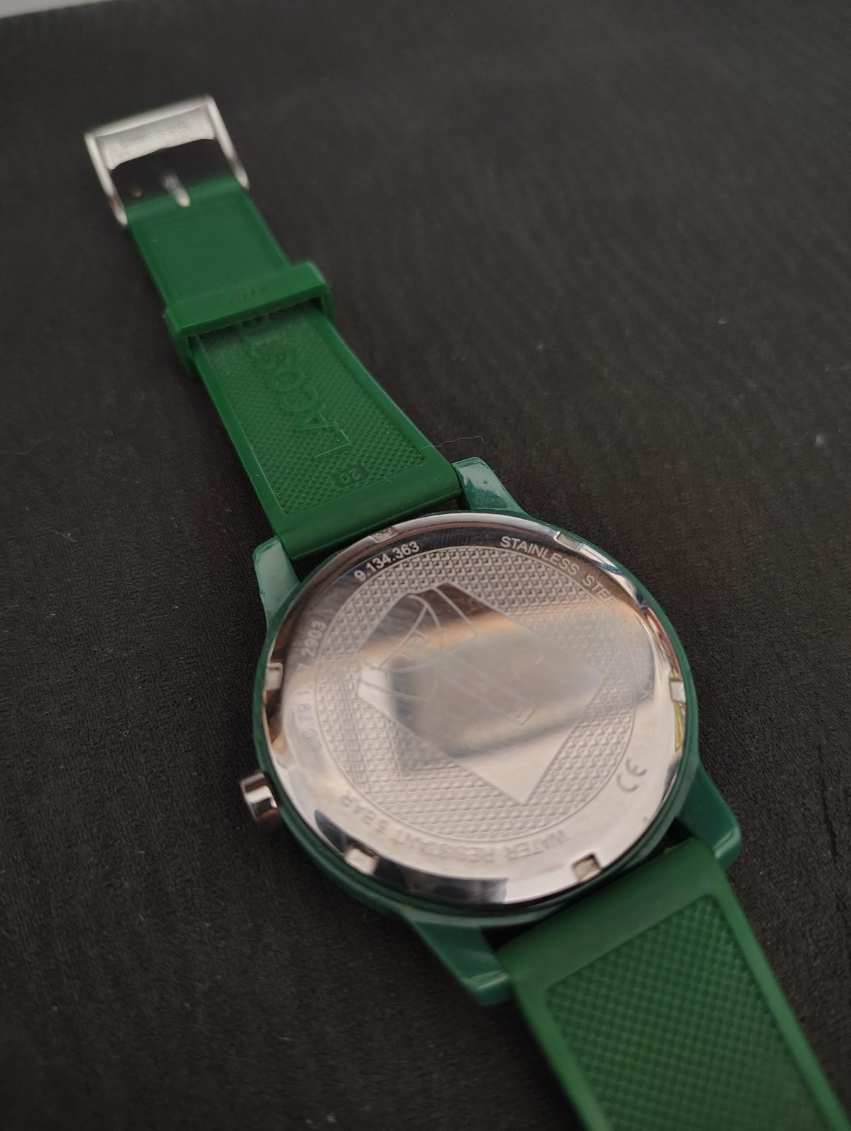 Lacoste Men’s Watch Analog Display Chronograph Quartz Movement, Green