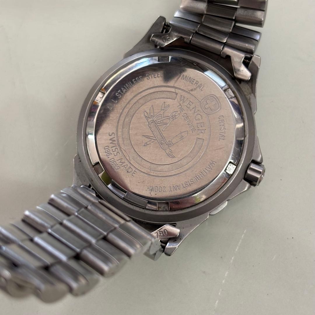 Wenger Watch Automatic Black Dial Wristwatch