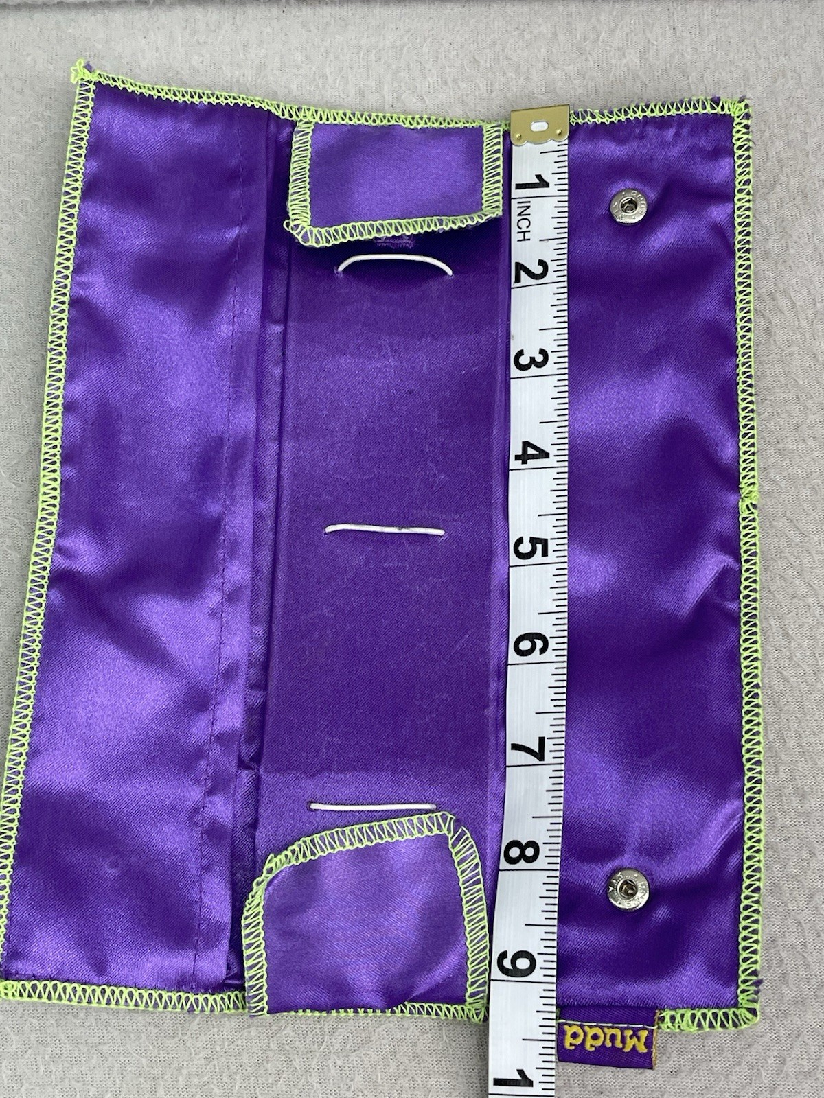 Vintage Y2K Mudd Denim Snap Watch Purple Case Over Face READ