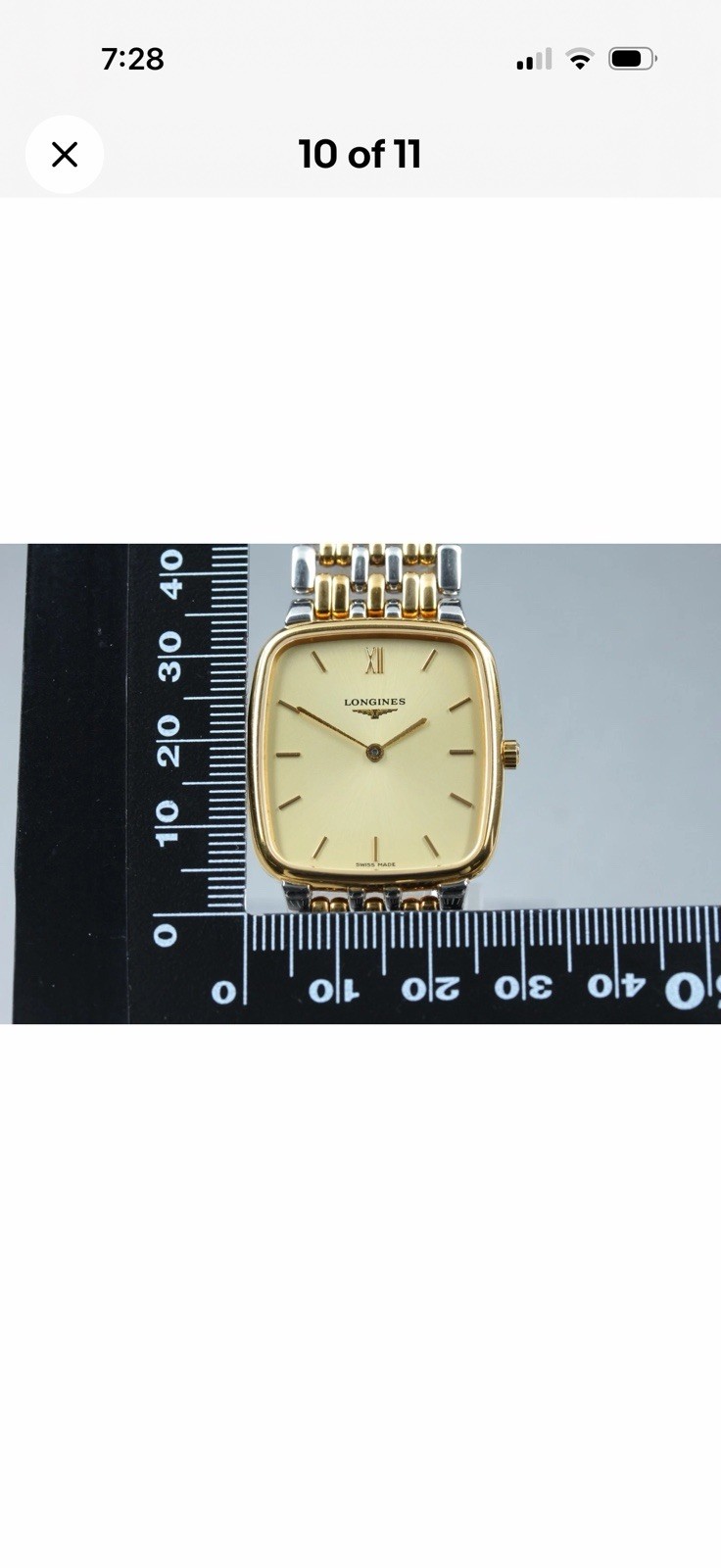 [N MINT] Longines Grand Classic L5.637.3 28mm Gold Dial Quartz Men’s Watch