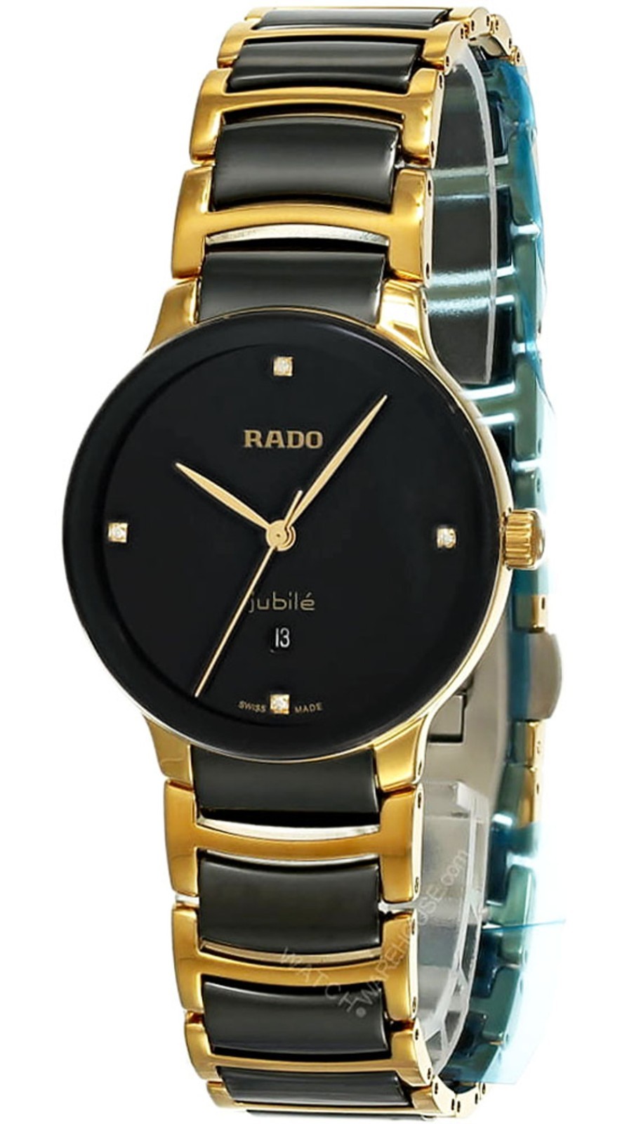 RADO Centrix Quartz Diamonds 30.5mm Two-Tone SS Women’s Watch R30025712