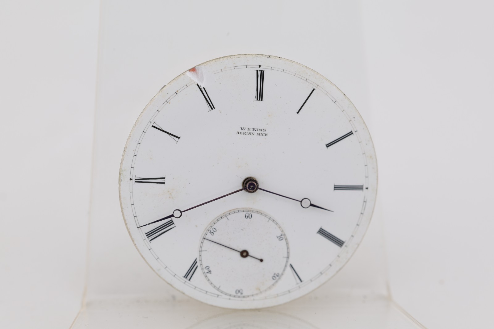 W.F. KING ADRIAN MICHIGAN KEYWIND POCKET WATCH MOVEMENT, 47.7mm (M13)