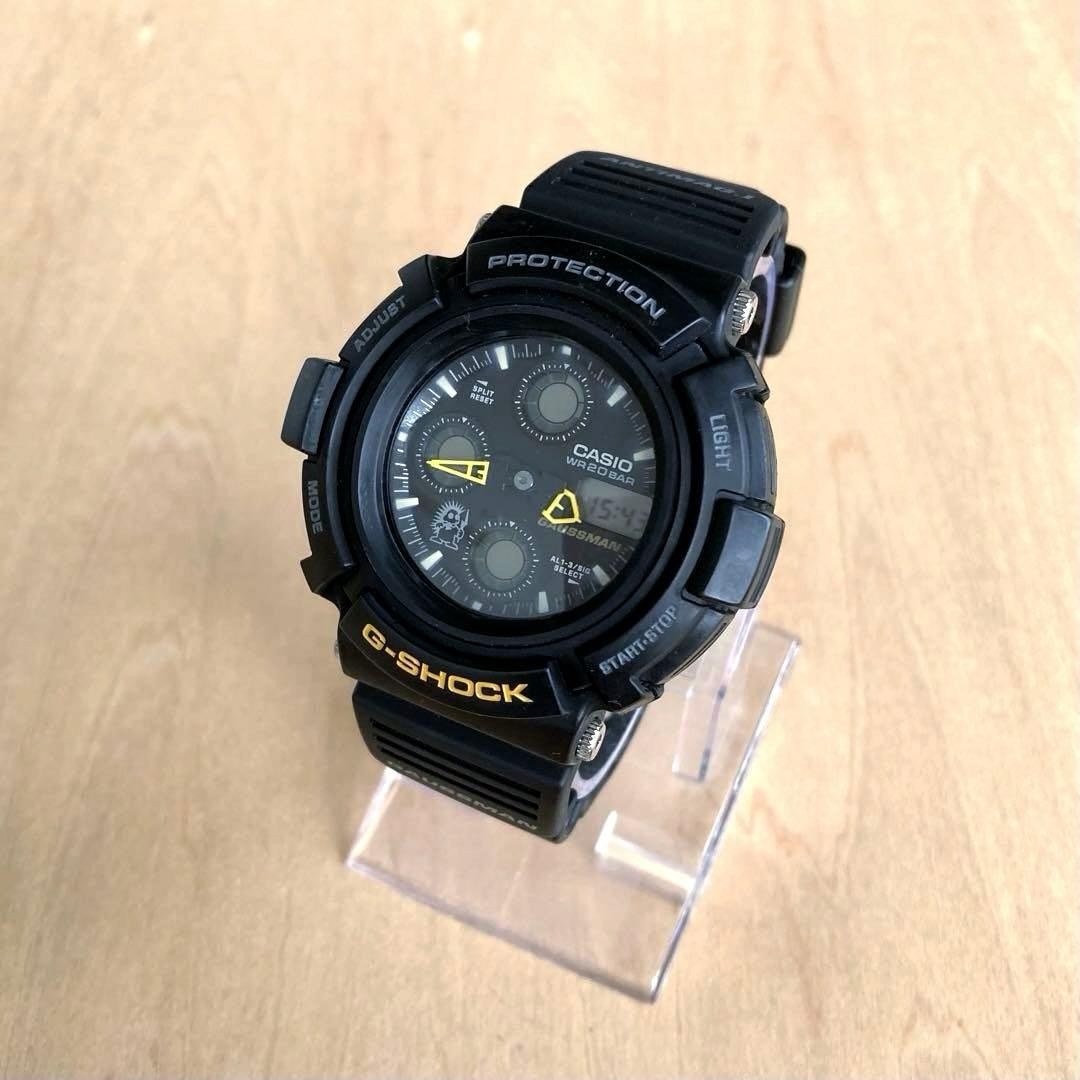 CASIO G SHOCK AW 571 Analog Digital Wristwatch Vintage Rare
